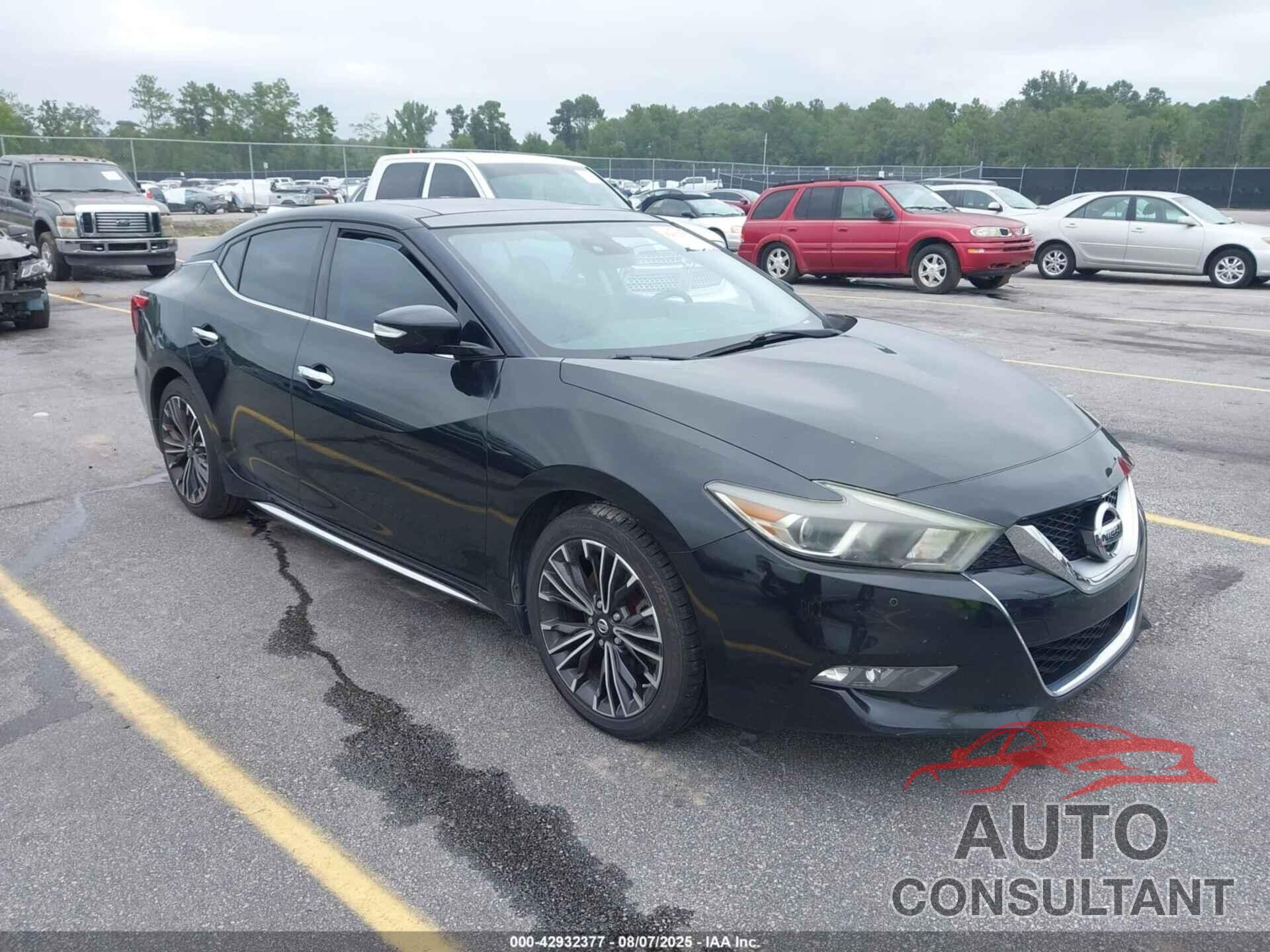NISSAN MAXIMA 2016 - 1N4AA6AP3GC902155