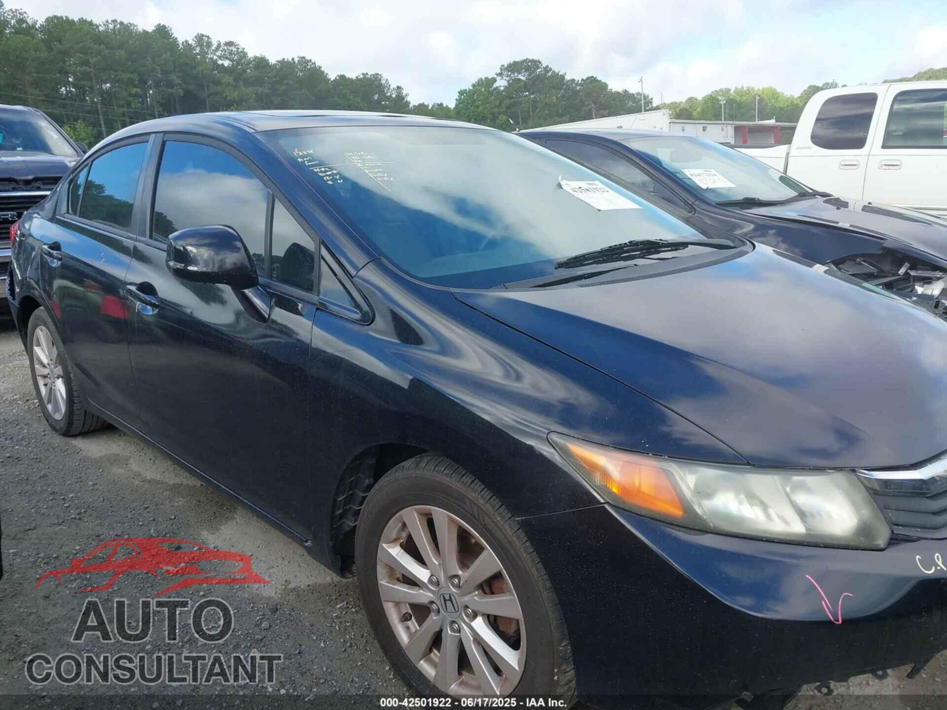 HONDA CIVIC 2012 - 2HGFB2F89CH524892
