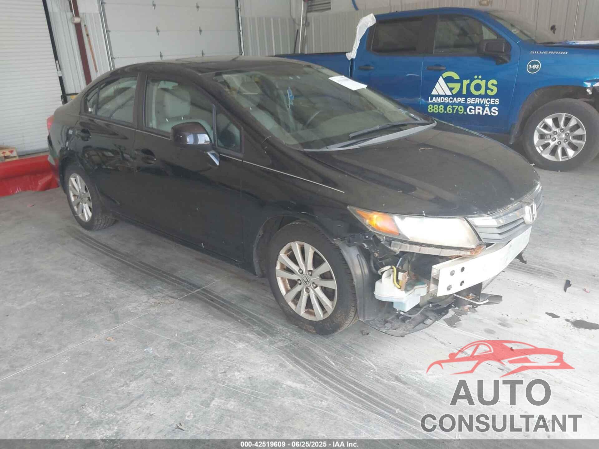 HONDA CIVIC 2012 - 19XFB2F95CE315166