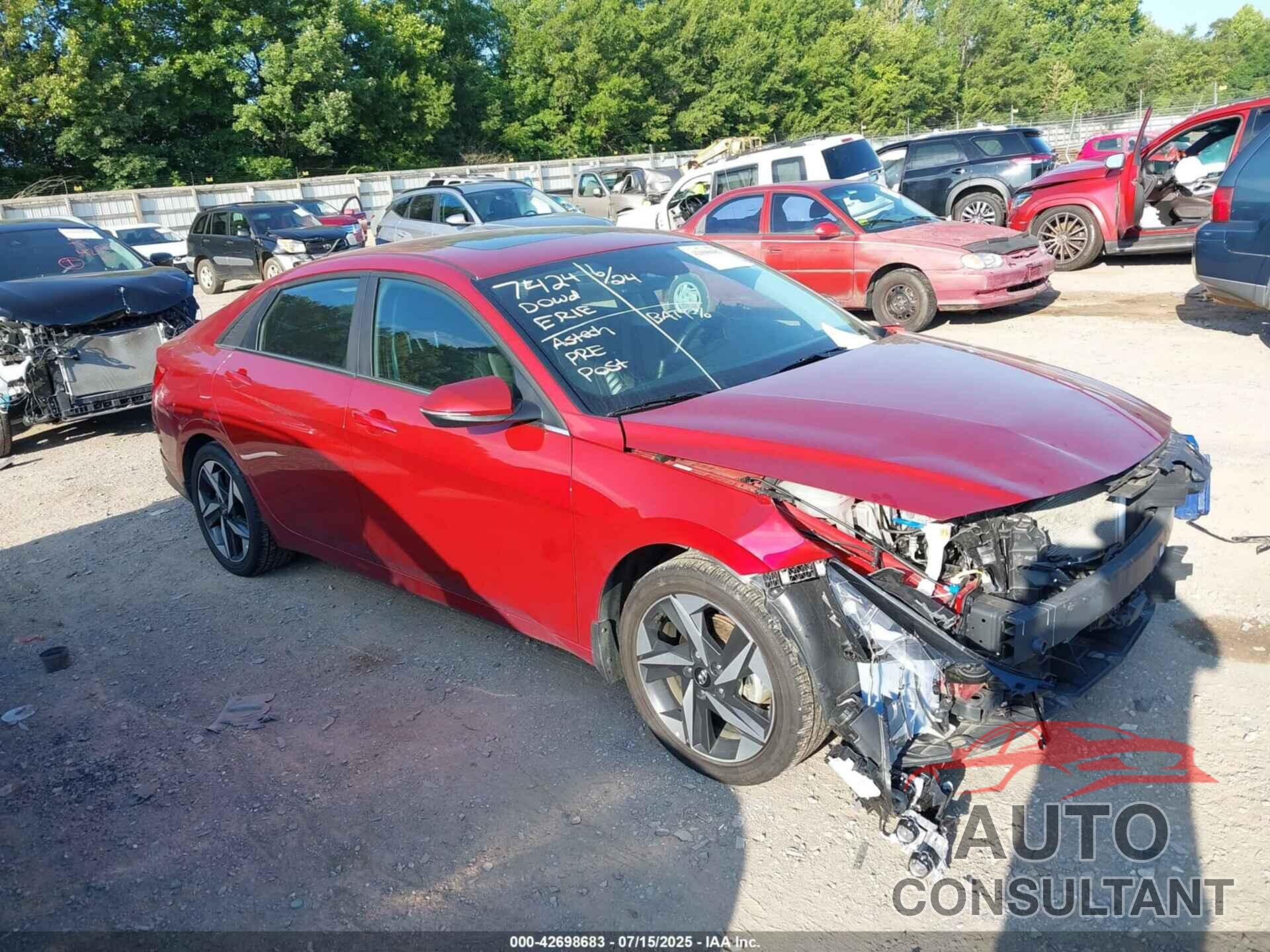 HYUNDAI ELANTRA HYBRID 2023 - KMHLN4AJ5PU083842