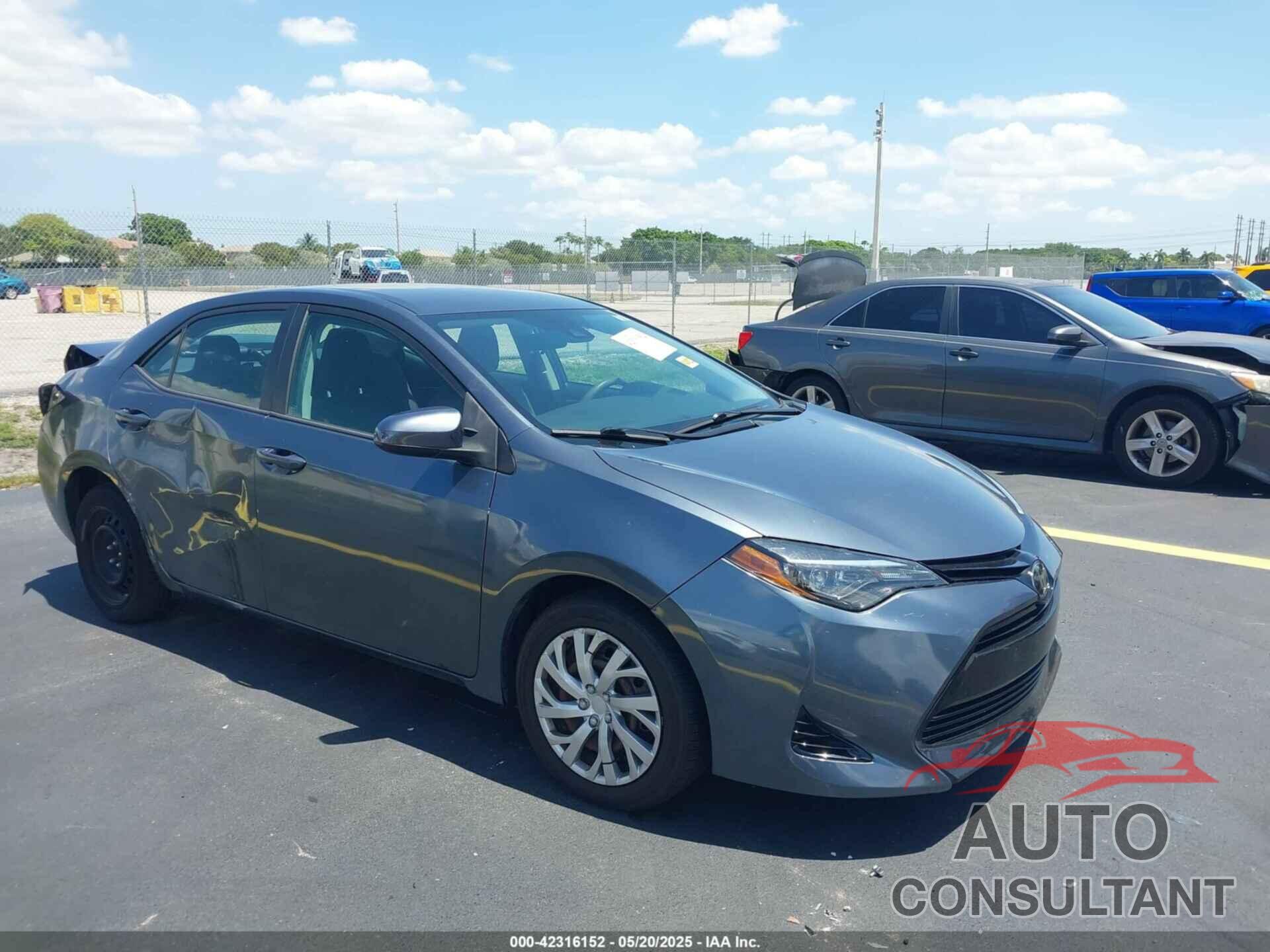 TOYOTA COROLLA 2019 - 2T1BURHE1KC184665