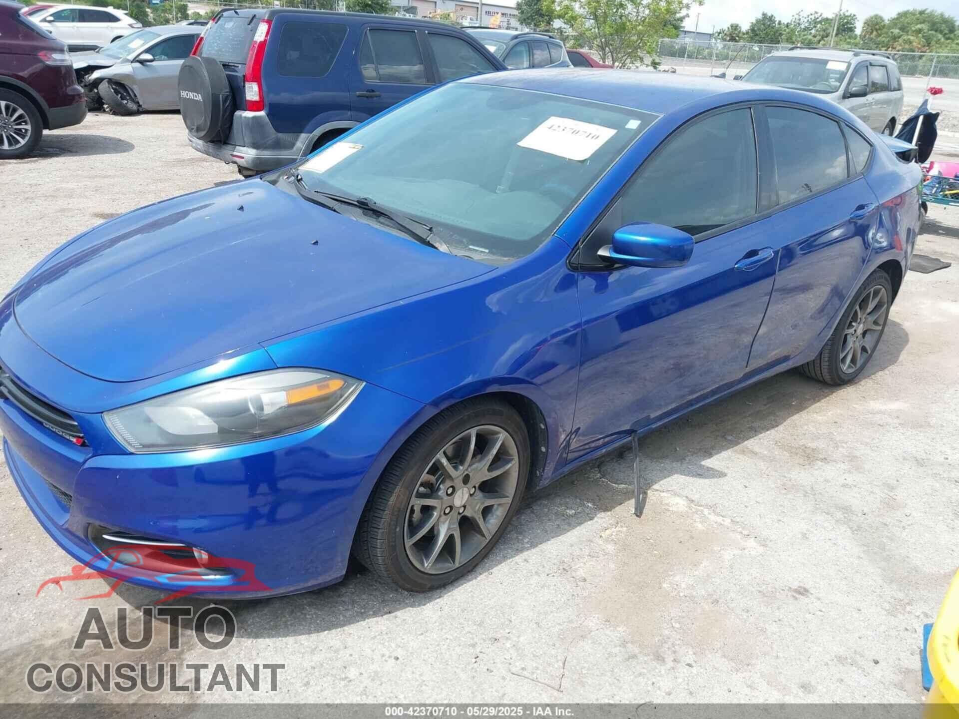DODGE DART 2013 - 1C3CDFBA7DD295305