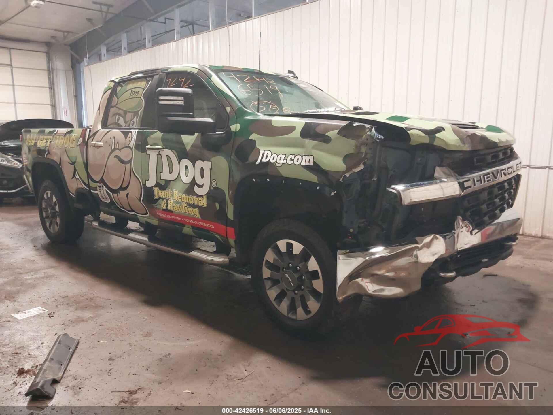 CHEVROLET SILVERADO 2500HD 2021 - 1GC4YNEY9MF283930