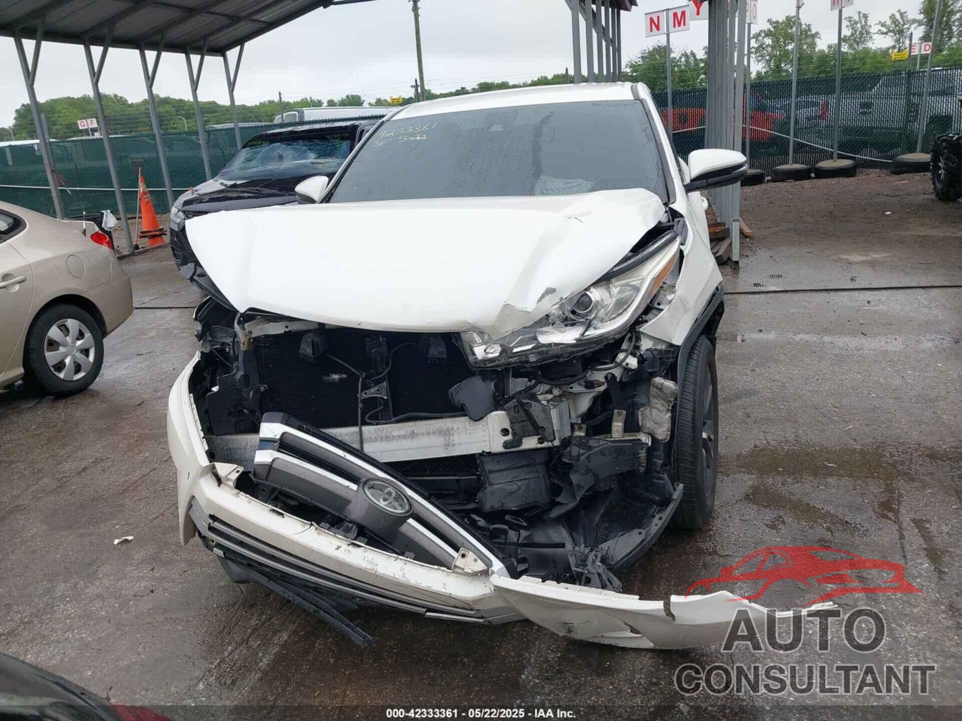 TOYOTA HIGHLANDER 2018 - 5TDBZRFH4JS495995