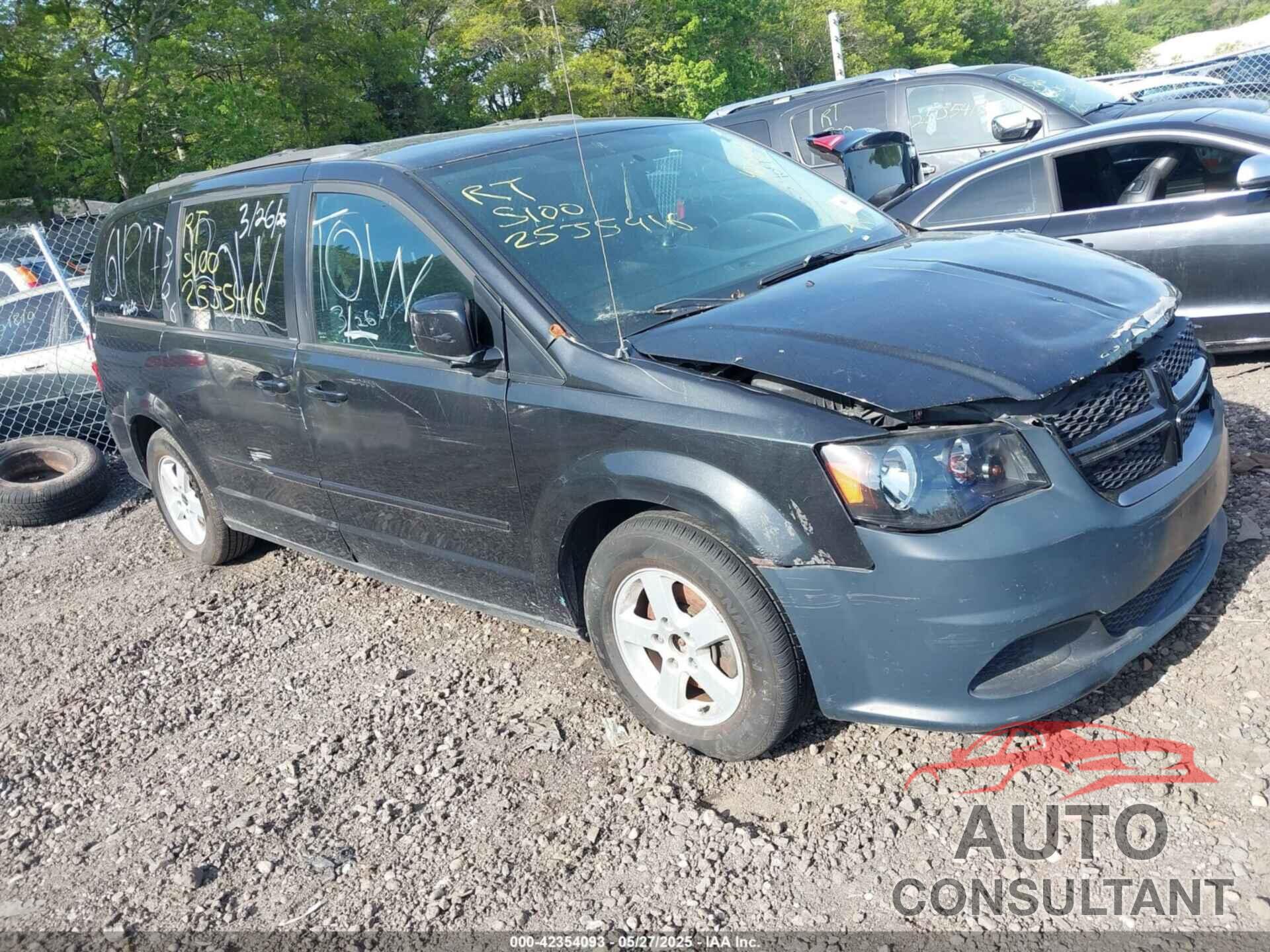 DODGE GRAND CARAVAN 2012 - 2C4RDGCG0CR365253