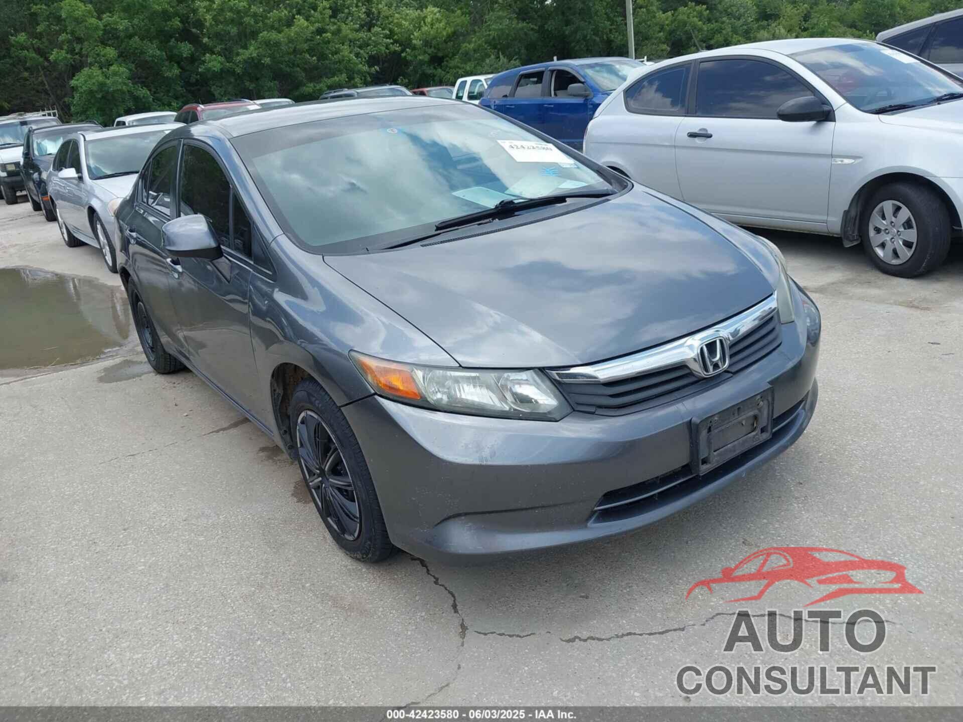 HONDA CIVIC 2012 - 19XFB2F50CE376194
