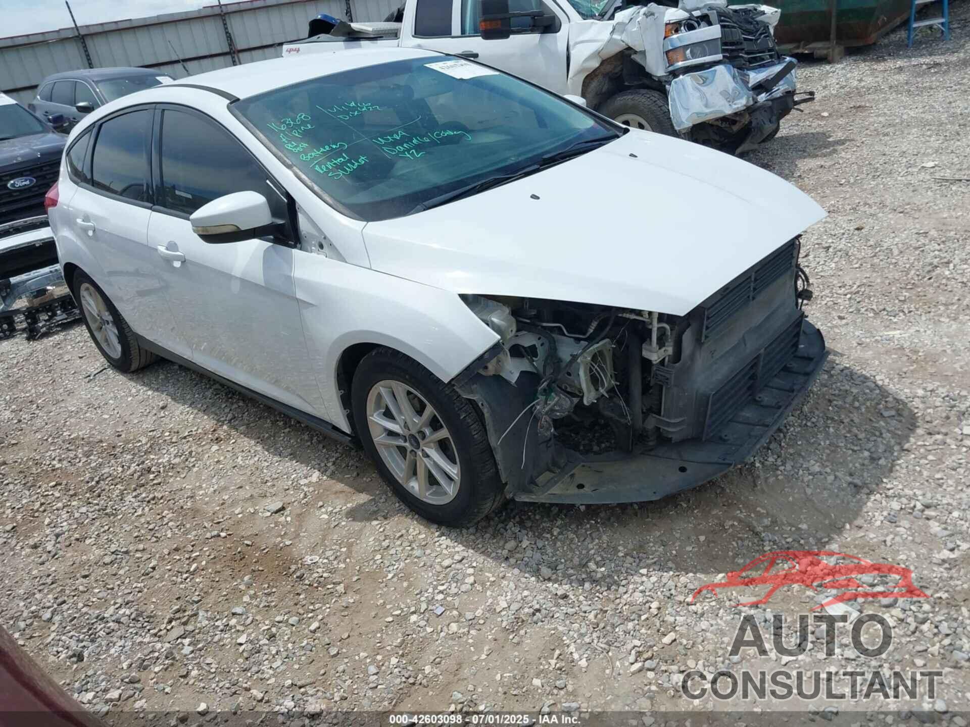 FORD FOCUS 2016 - 1FADP3K26GL290434