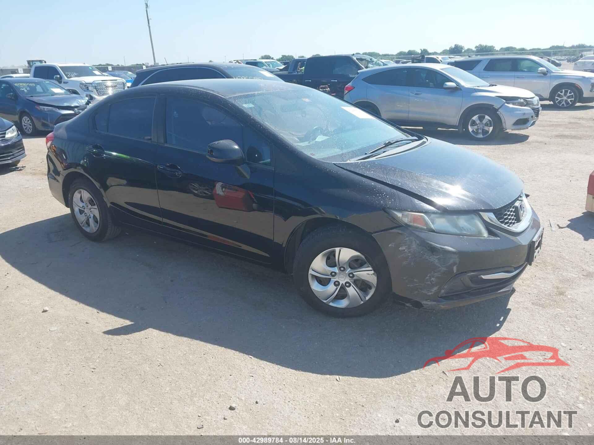 HONDA CIVIC 2013 - 19XFB2F52DE044534