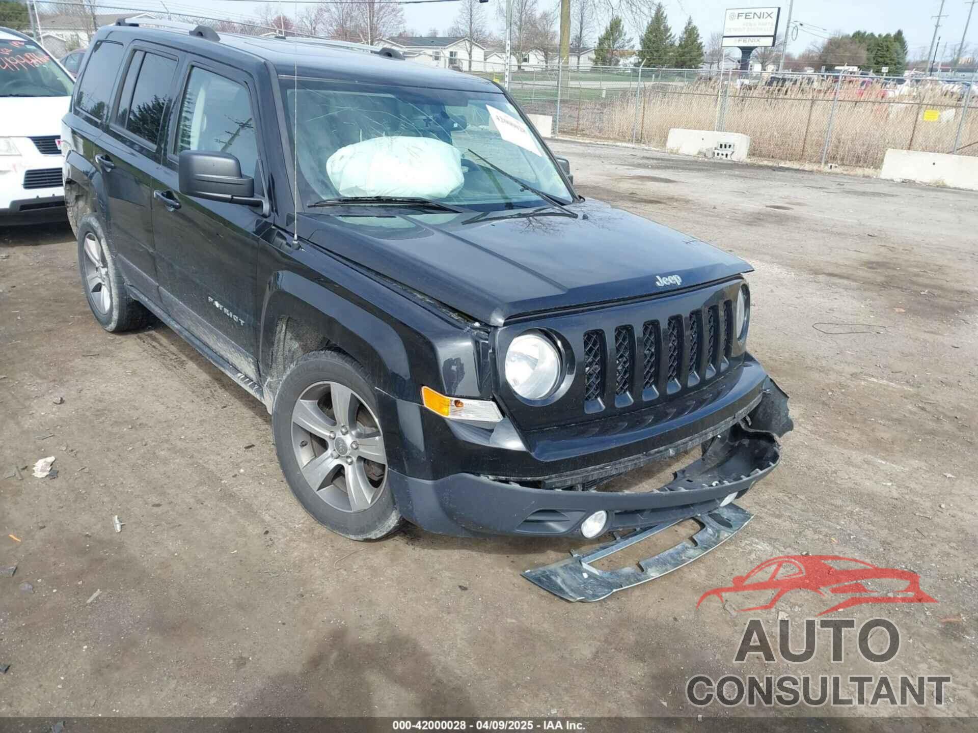 JEEP PATRIOT 2017 - 1C4NJRFB5HD206001