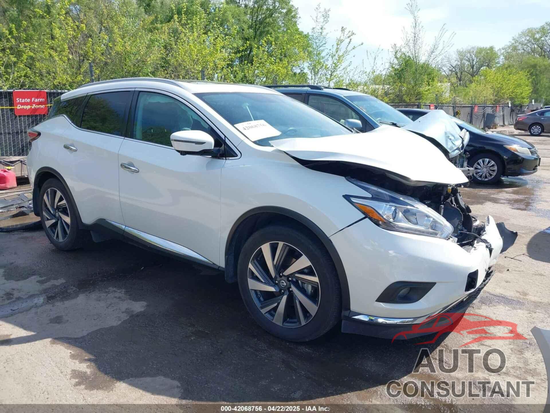 NISSAN MURANO 2016 - 5N1AZ2MH0GN163147