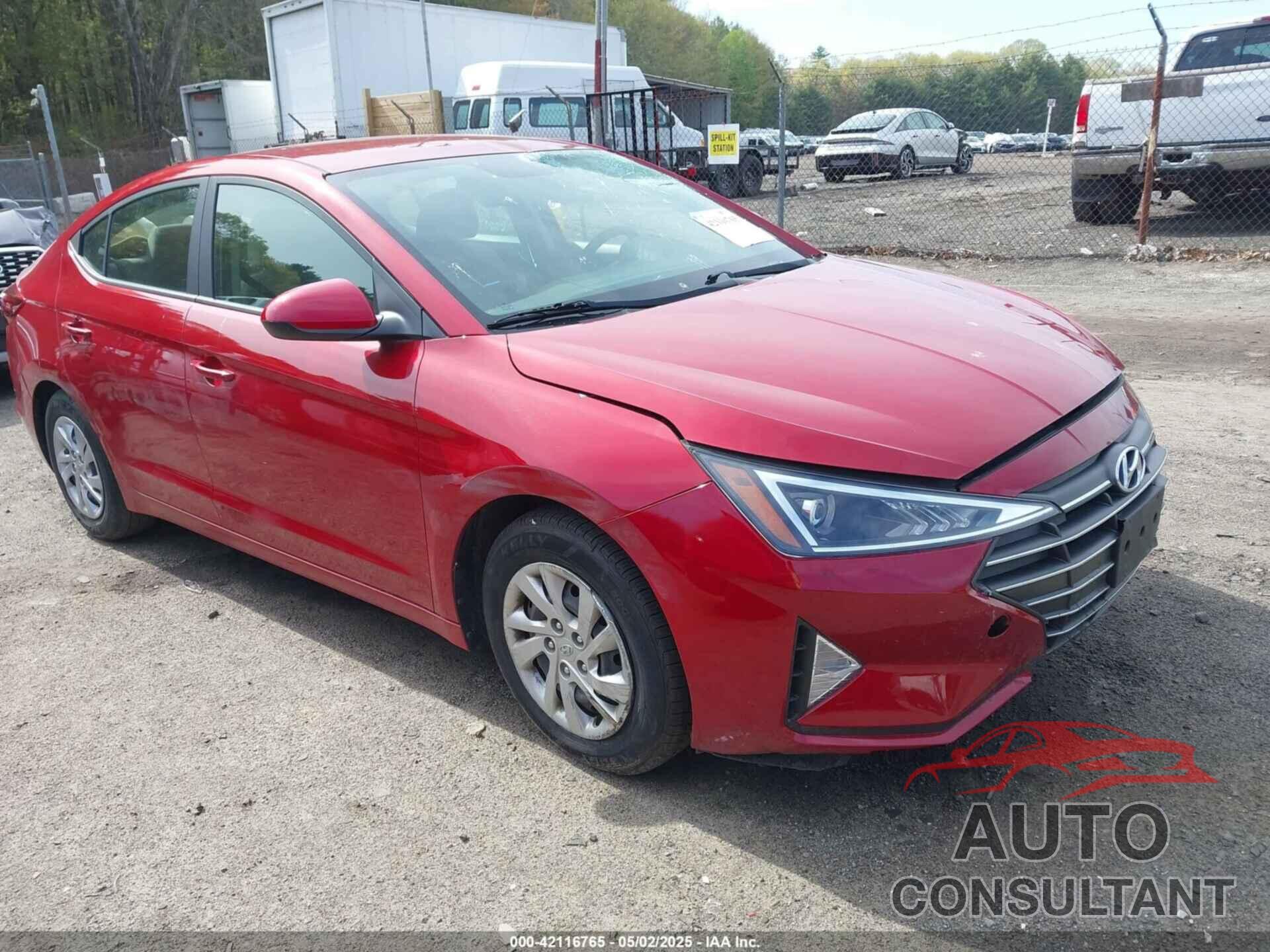 HYUNDAI ELANTRA 2019 - KMHD74LF9KU790216