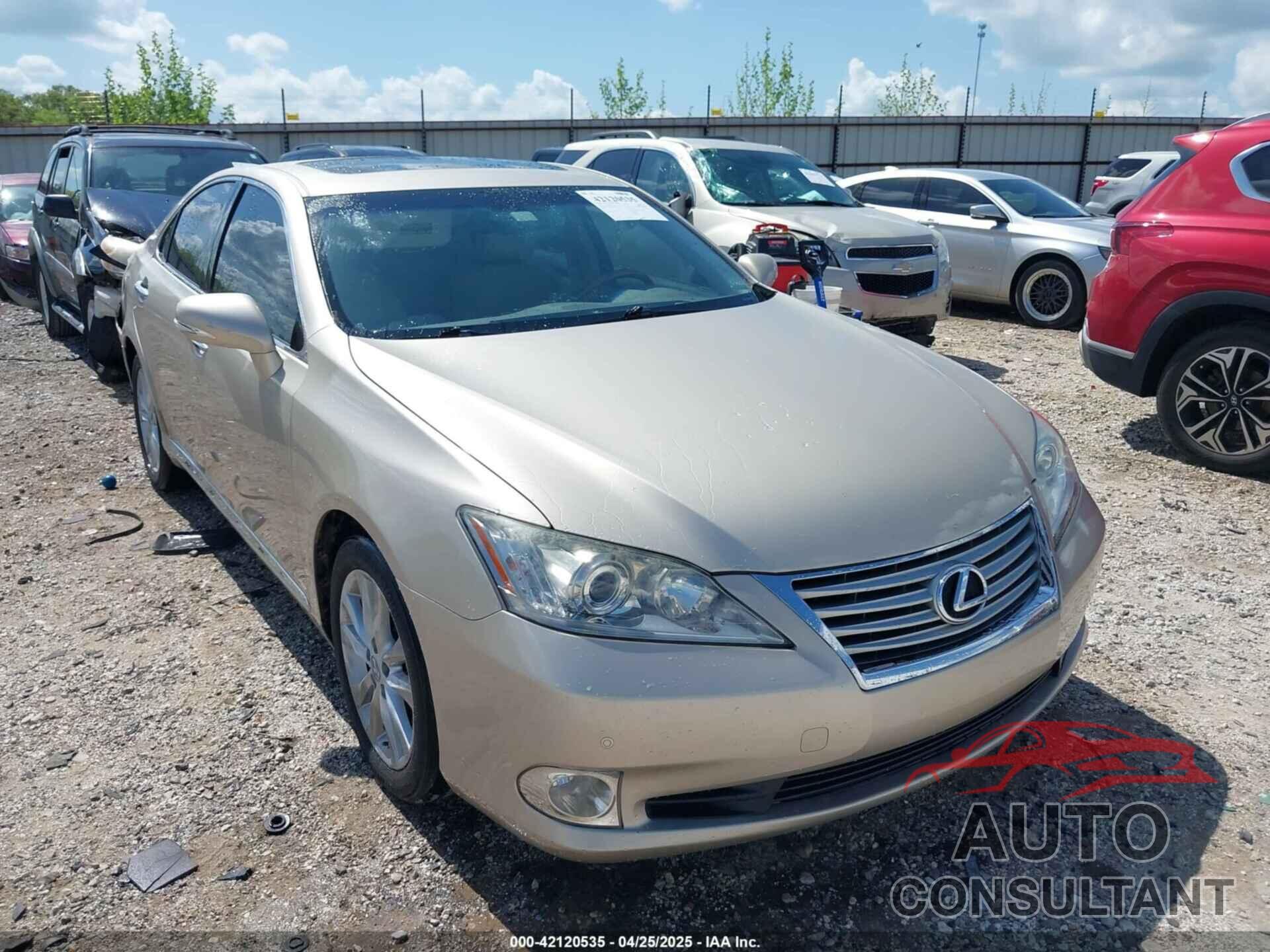 LEXUS ES 350 2010 - JTHBK1EG4A2390829