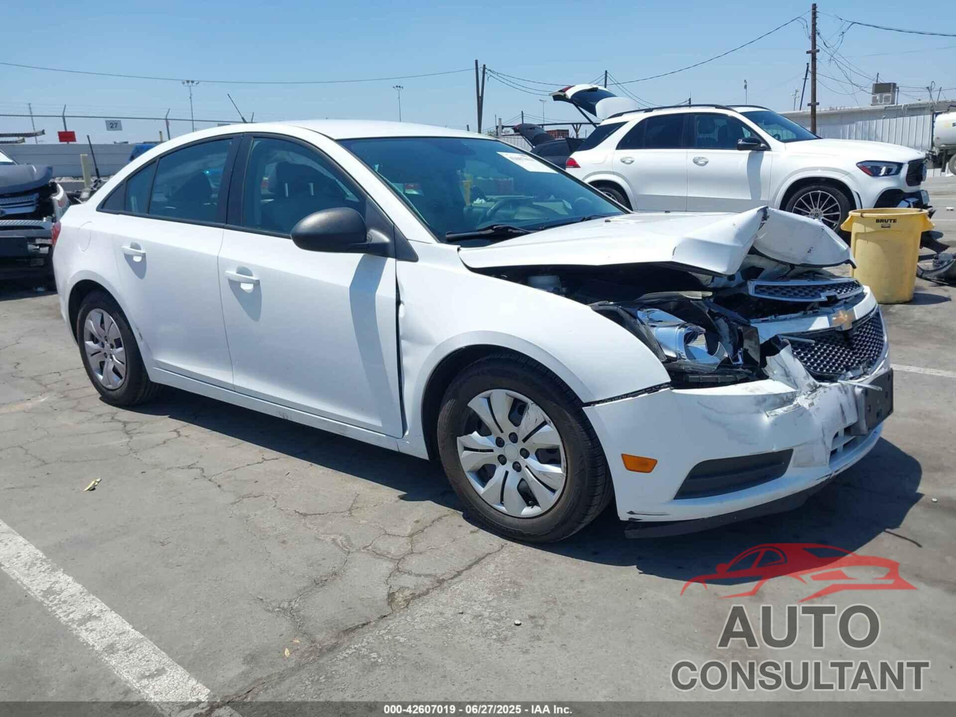 CHEVROLET CRUZE 2013 - 1G1PA5SG8D7234685