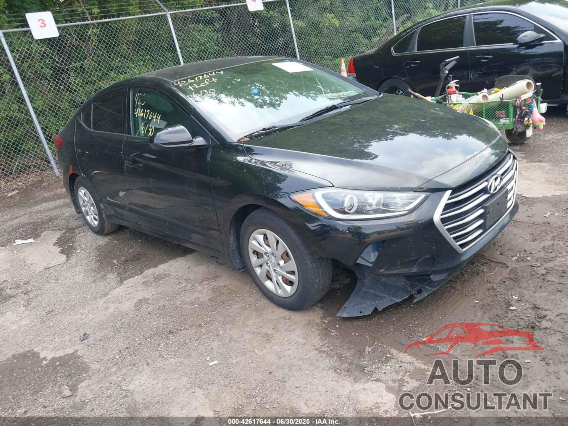 HYUNDAI ELANTRA 2018 - 5NPD74LF3JH365782