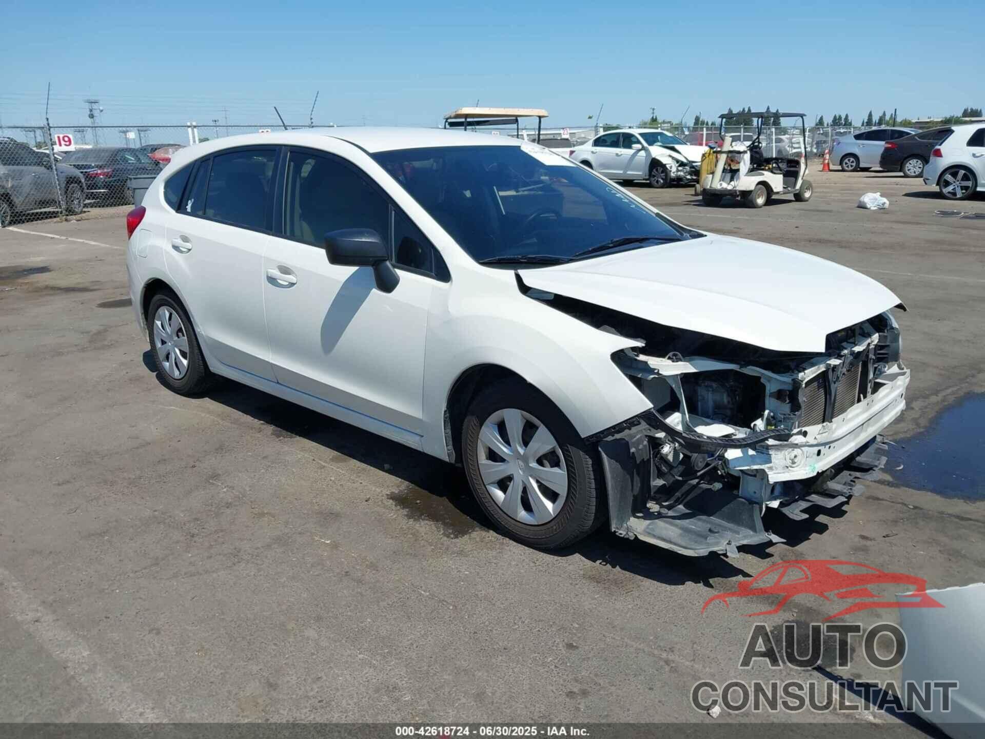 SUBARU IMPREZA 2016 - JF1GPAA66G8266577