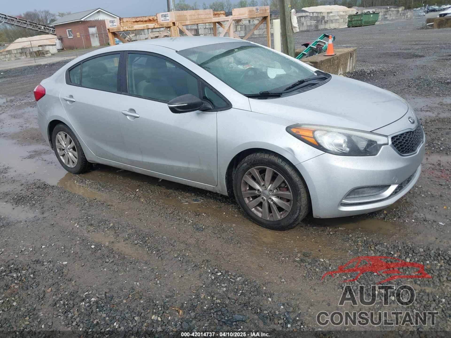 KIA FORTE 2015 - KNAFX4A69F5274323