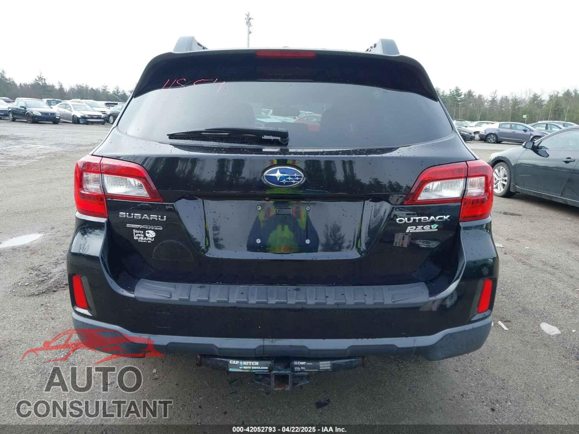 SUBARU OUTBACK 2015 - 4S4BSANC7F3241665