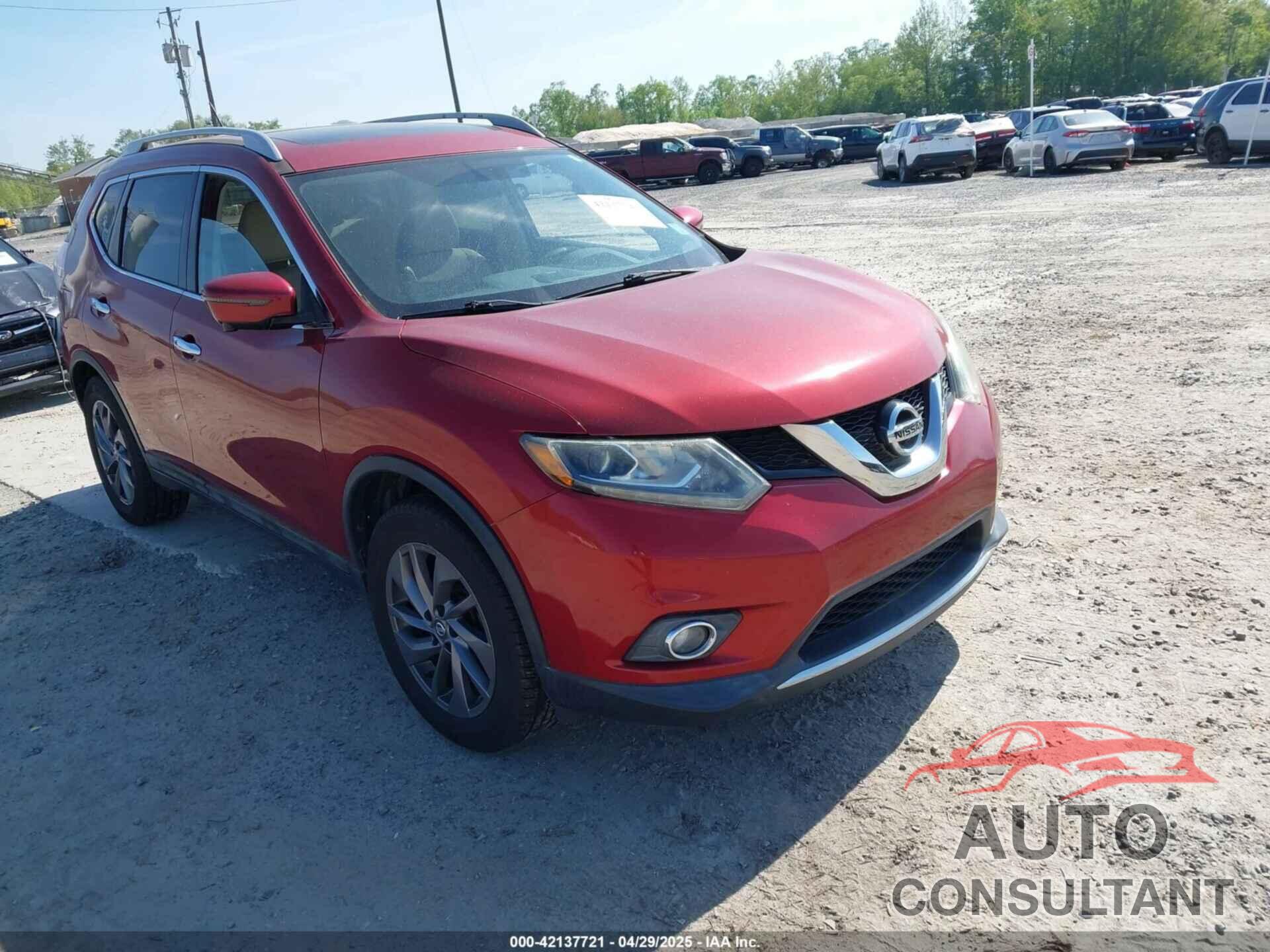 NISSAN ROGUE 2016 - 5N1AT2MT3GC870101