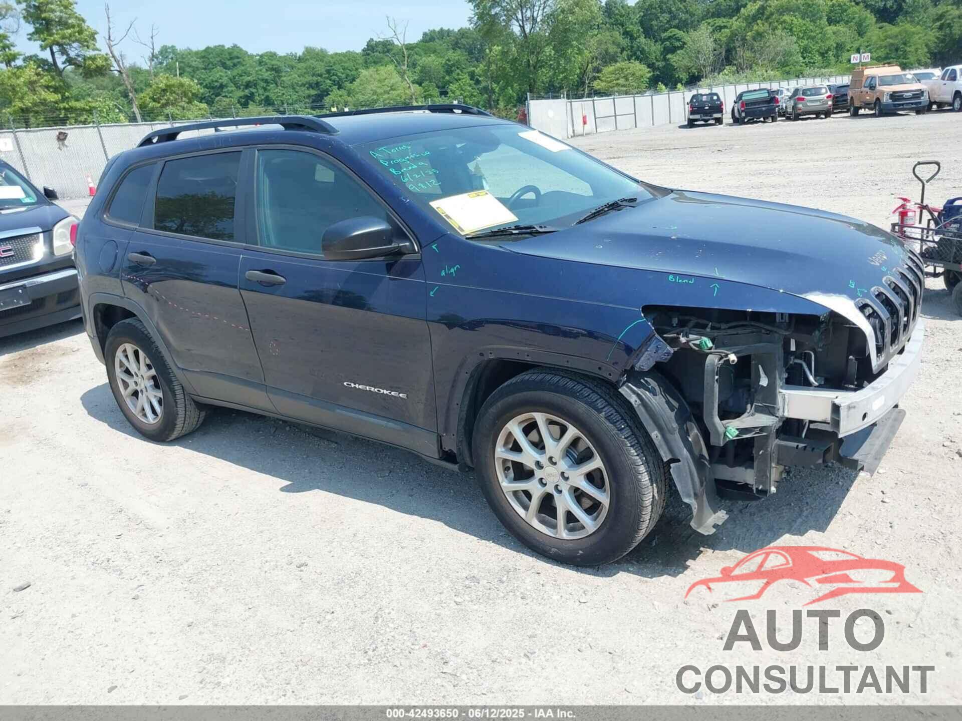 JEEP CHEROKEE 2016 - 1C4PJLAB6GW258396