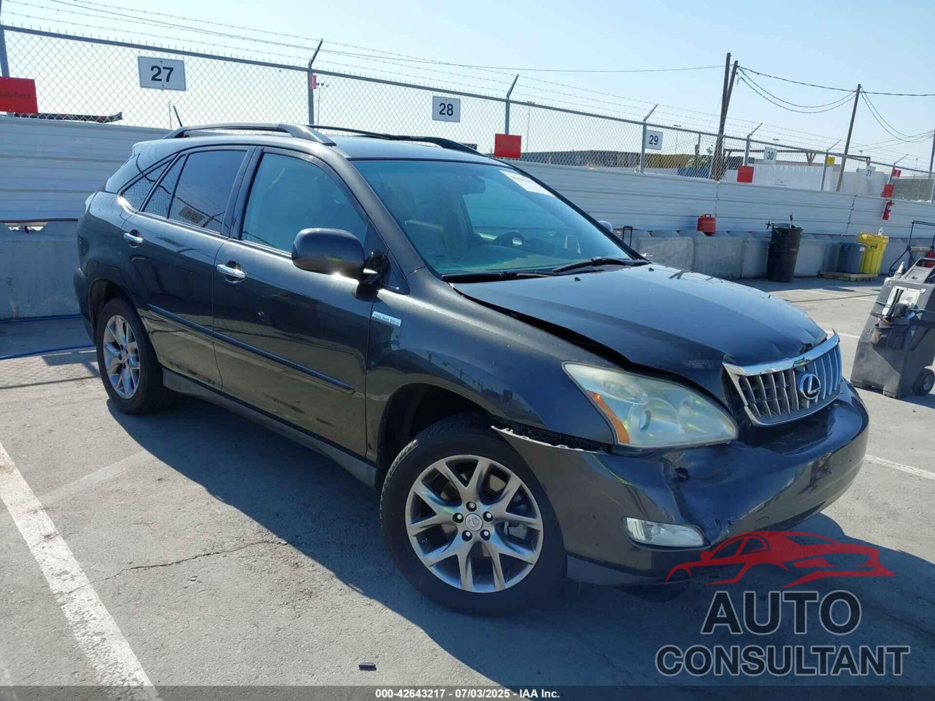LEXUS RX 350 2009 - 2T2GK31U89C066578