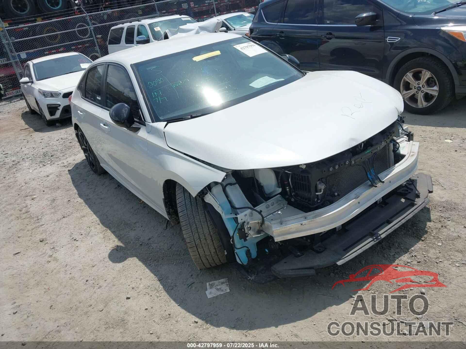 HONDA CIVIC 2022 - 2HGFE2F51NH590207