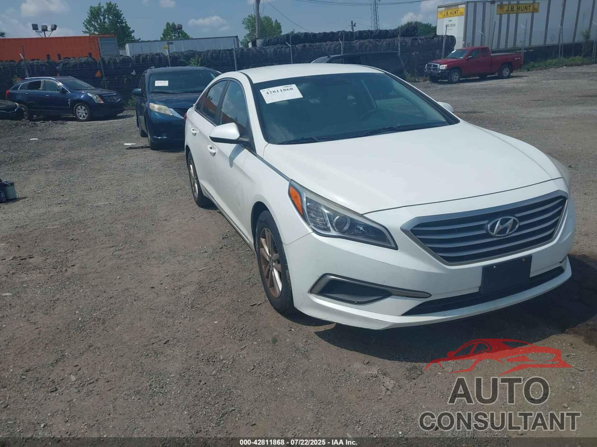 HYUNDAI SONATA 2017 - 5NPE24AFXHH561007