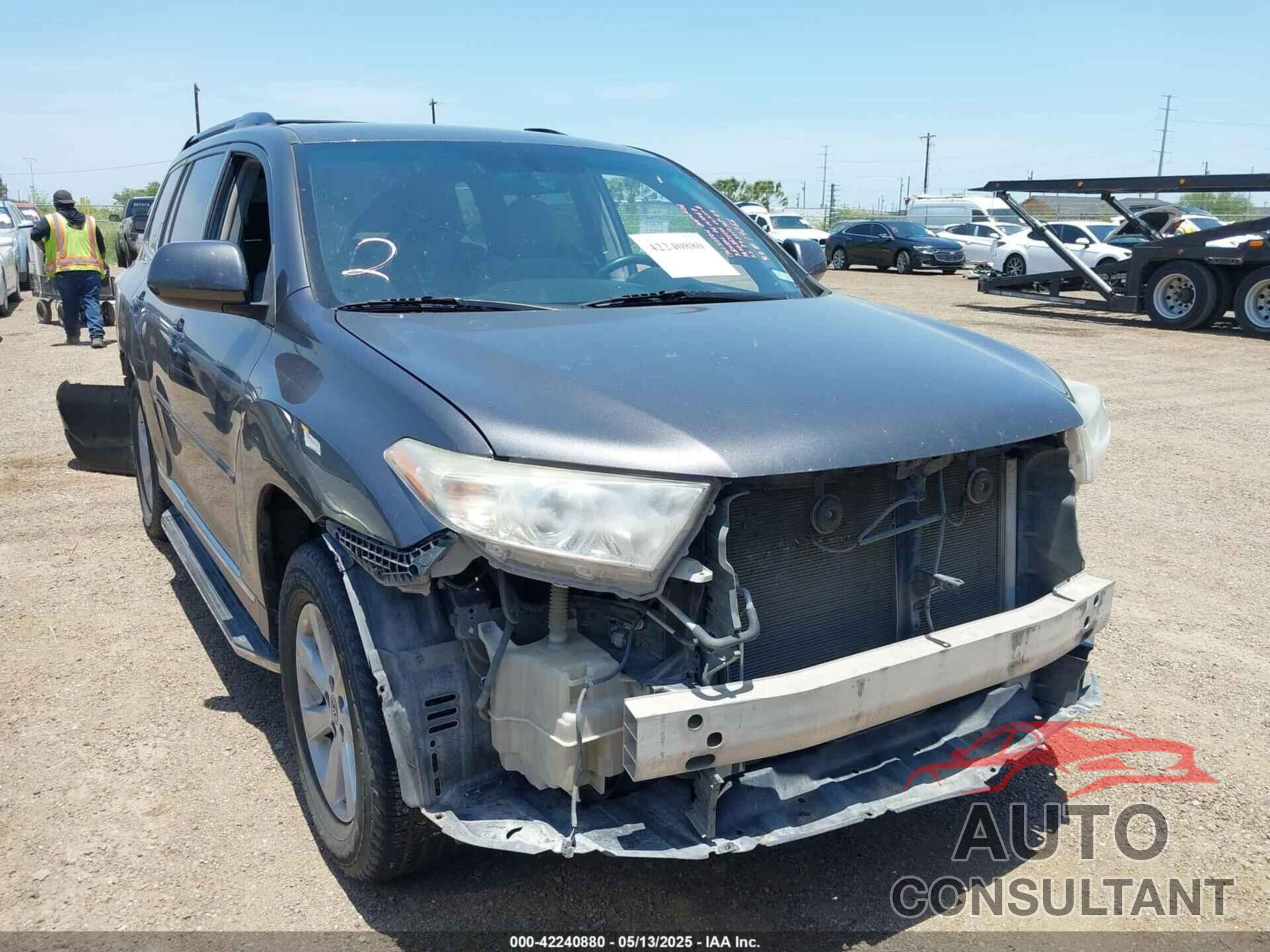 TOYOTA HIGHLANDER 2013 - 5TDZK3EH4DS119917