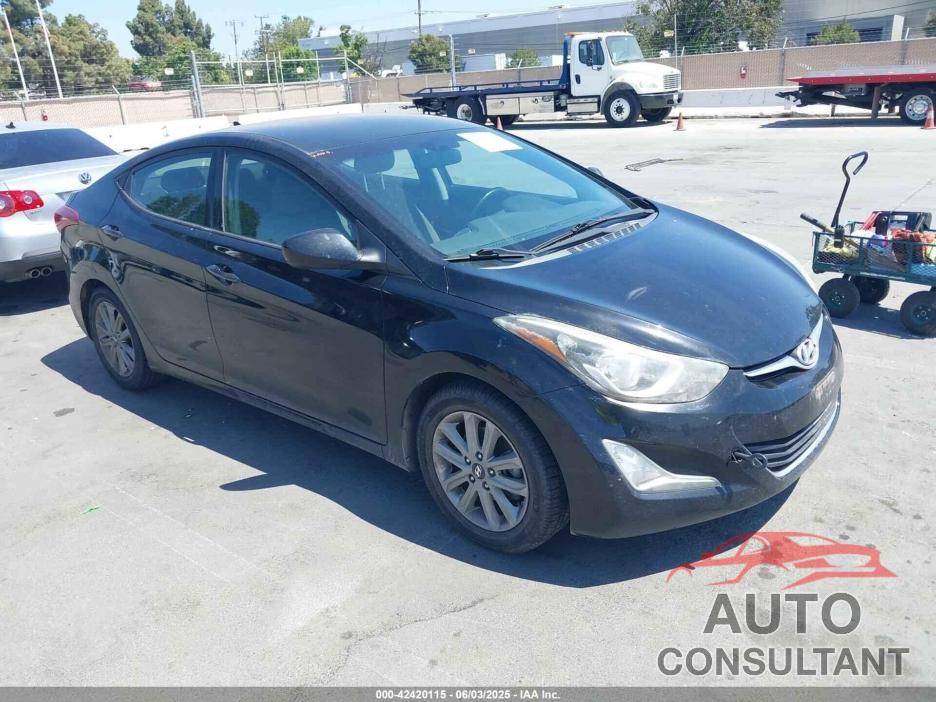 HYUNDAI ELANTRA 2014 - KMHDH4AE6EU060081