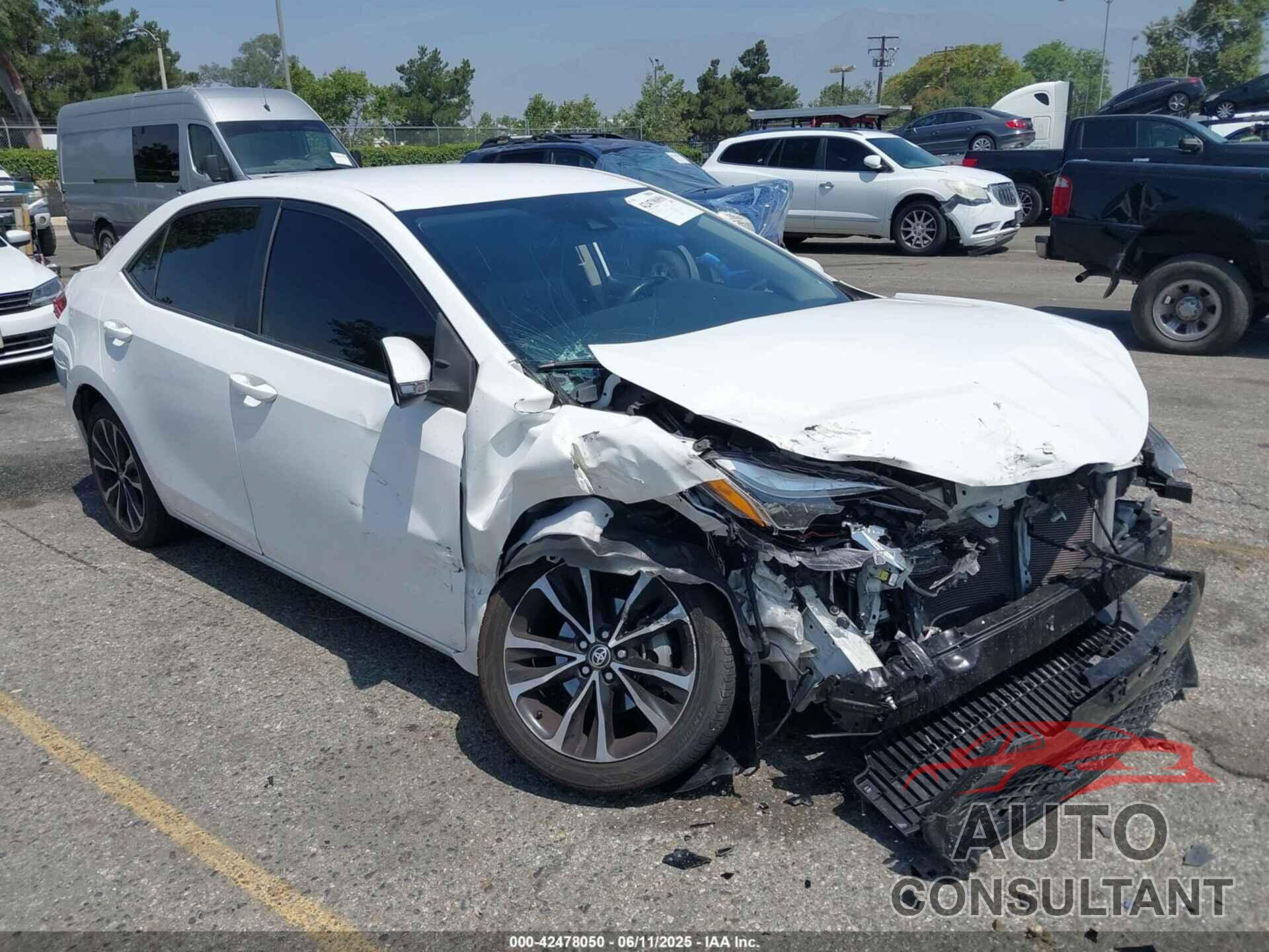 TOYOTA COROLLA 2019 - 2T1BURHE7KC213019