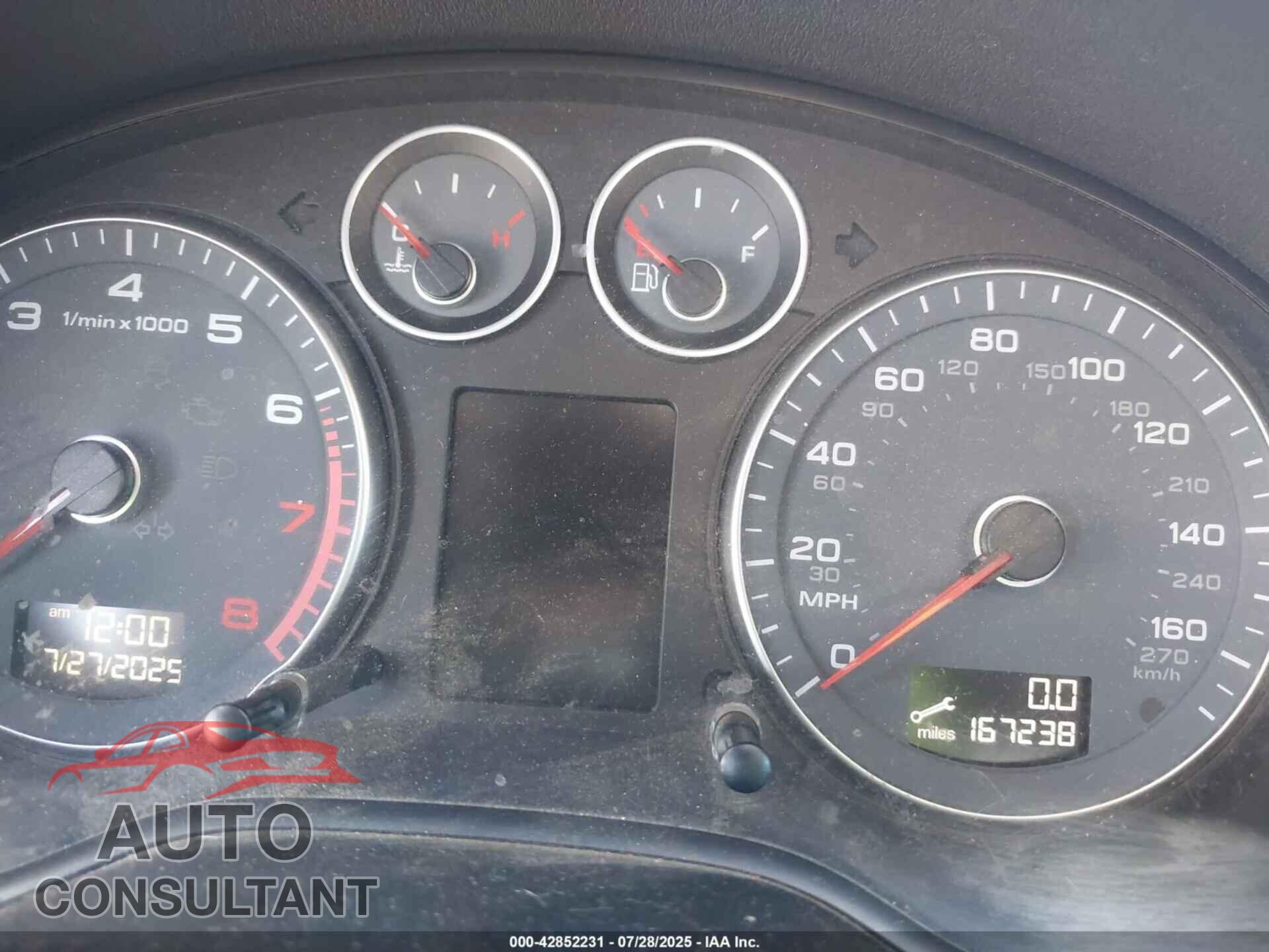 AUDI A3 2012 - WAUBEAFM4CA109633
