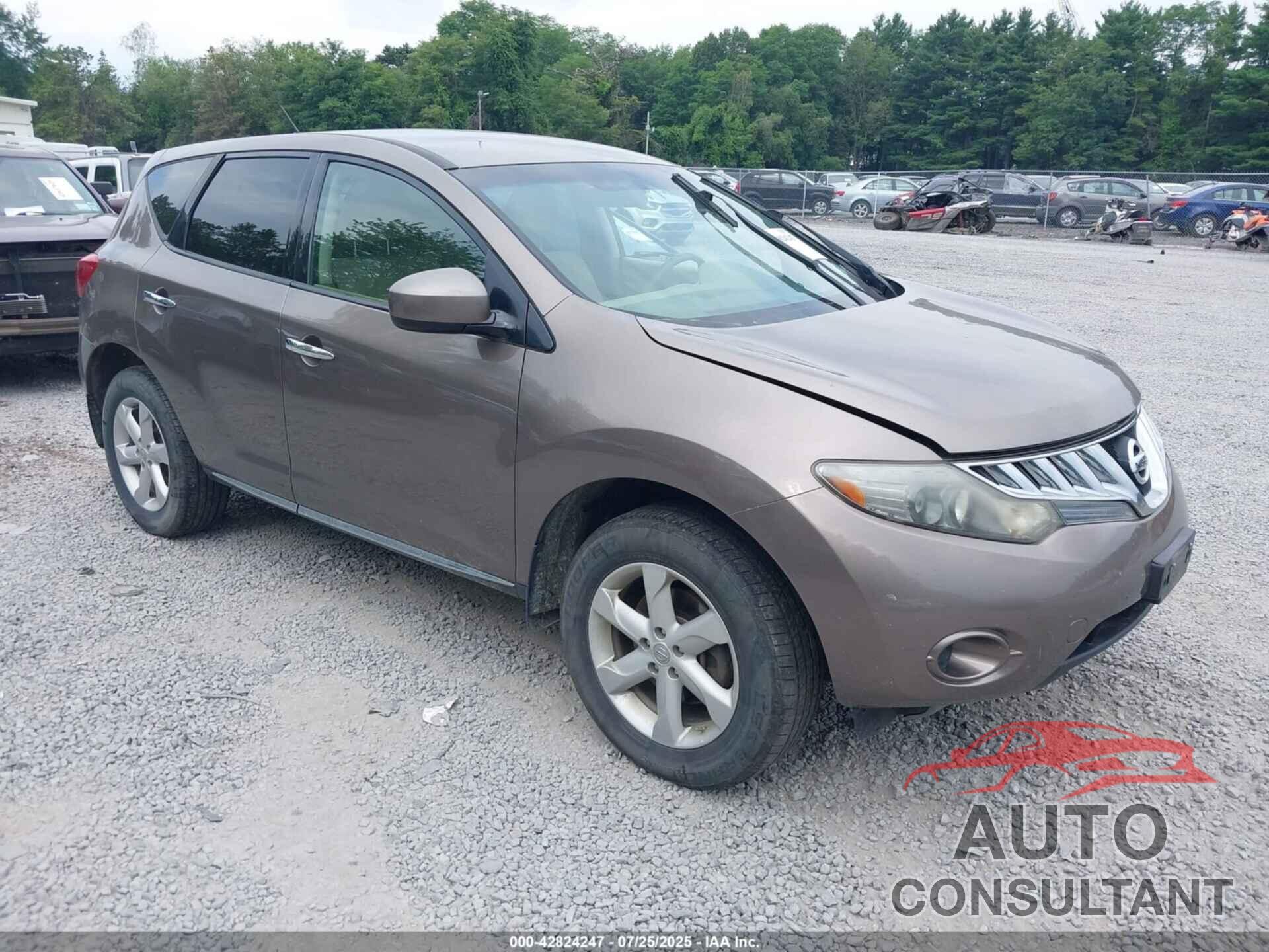 NISSAN MURANO 2009 - JN8AZ18W59W208737
