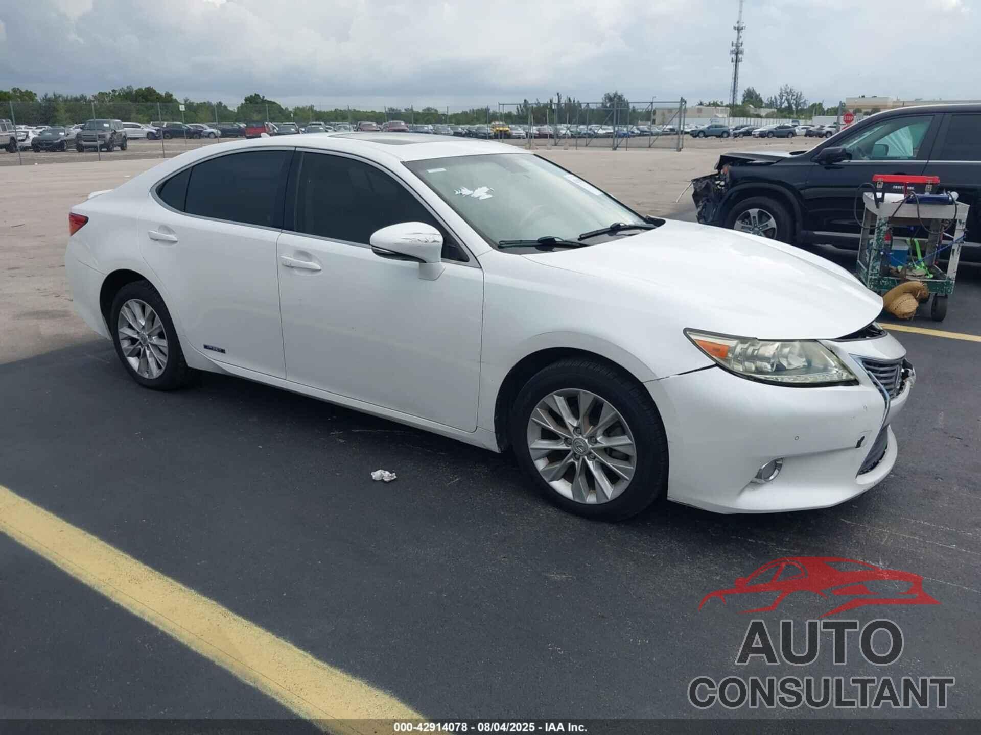 LEXUS ES 300H 2013 - JTHBW1GG3D2015827