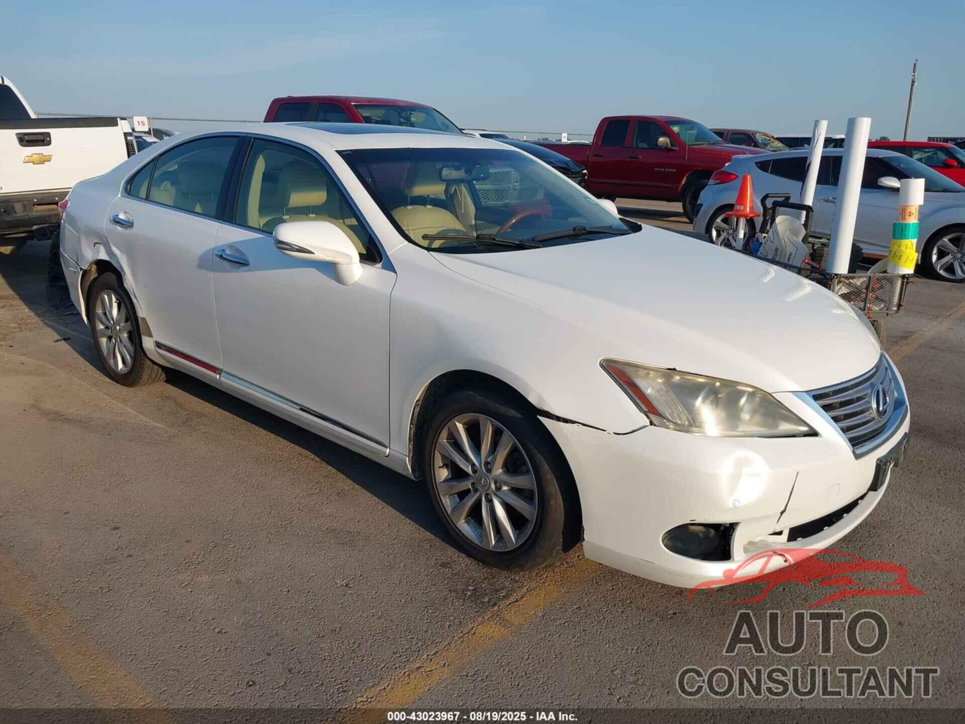 LEXUS ES 350 2012 - JTHBK1EG1C2504501