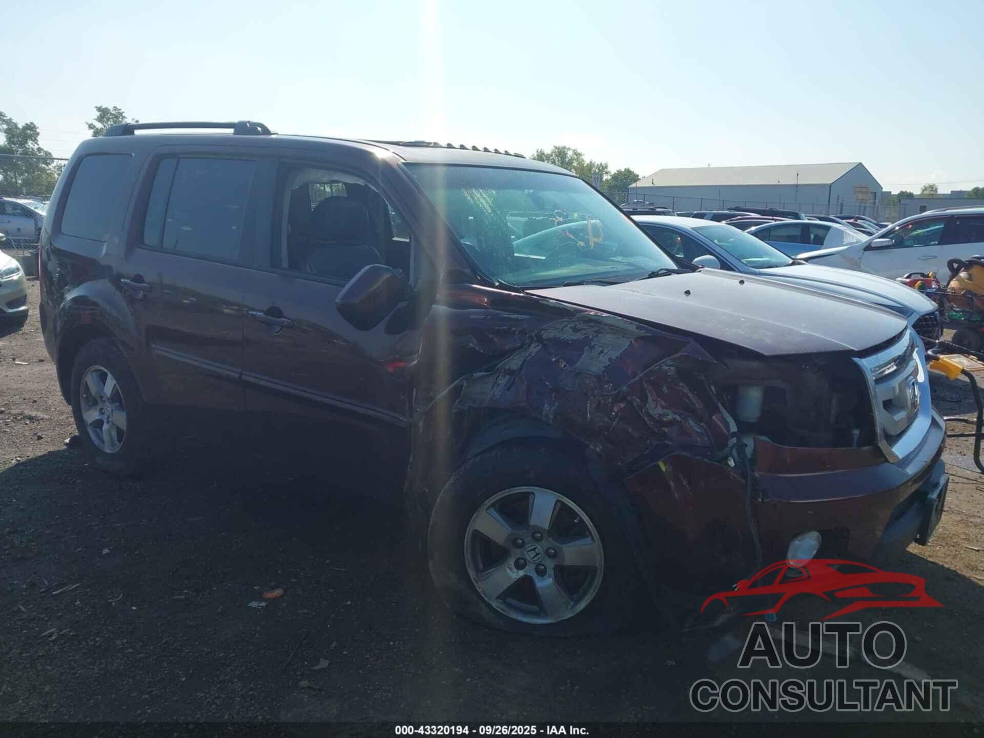 HONDA PILOT 2010 - 5FNYF4H60AB034041