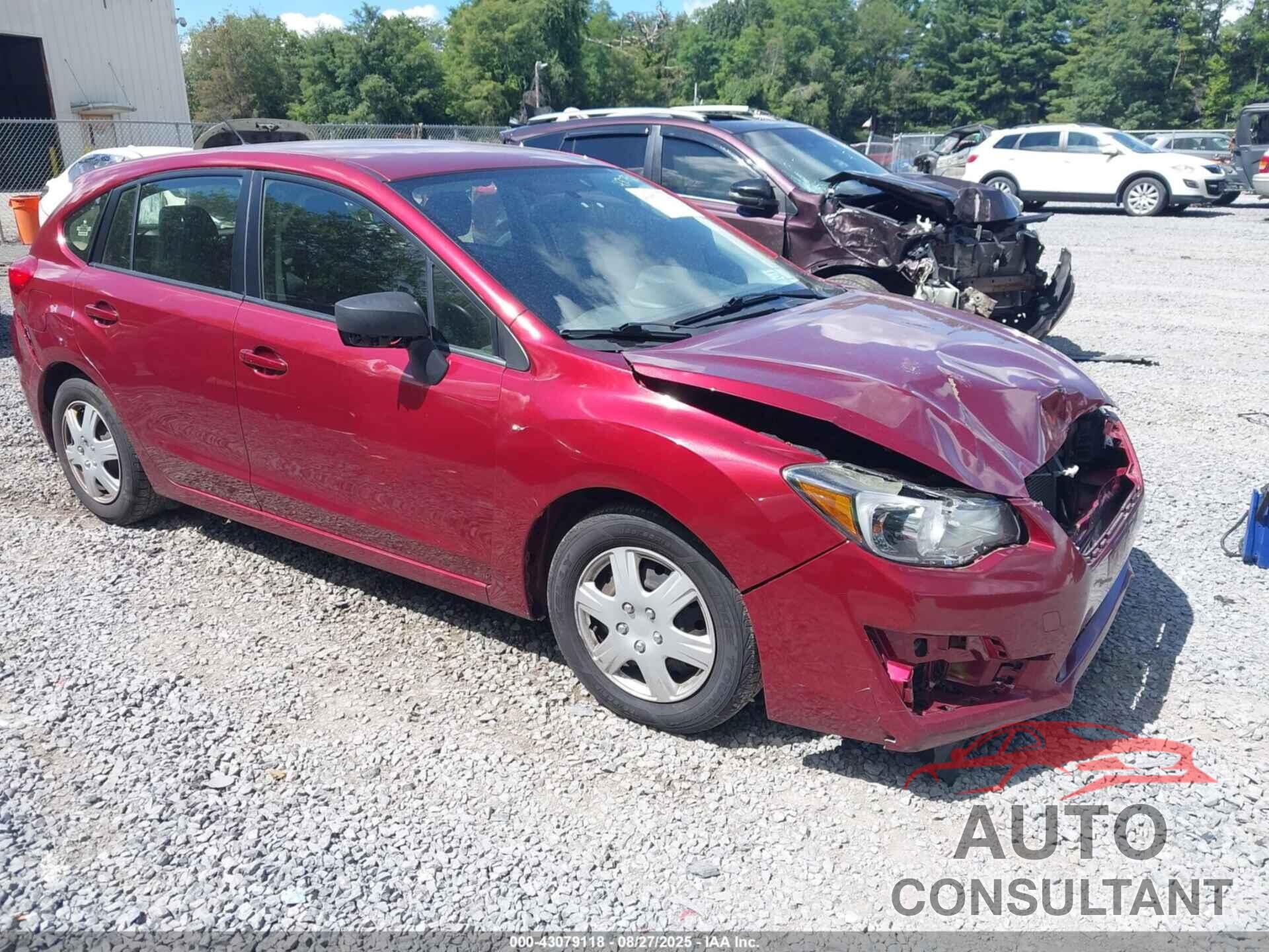 SUBARU IMPREZA 2016 - JF1GPAA64G8231049