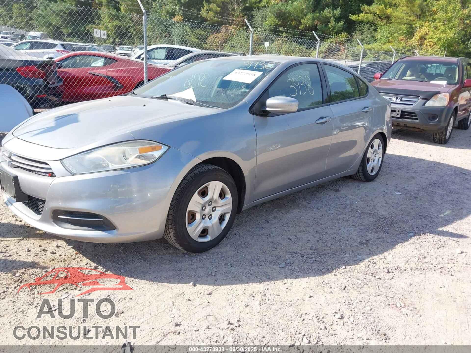DODGE DART 2015 - 1C3CDFAA1FD406922