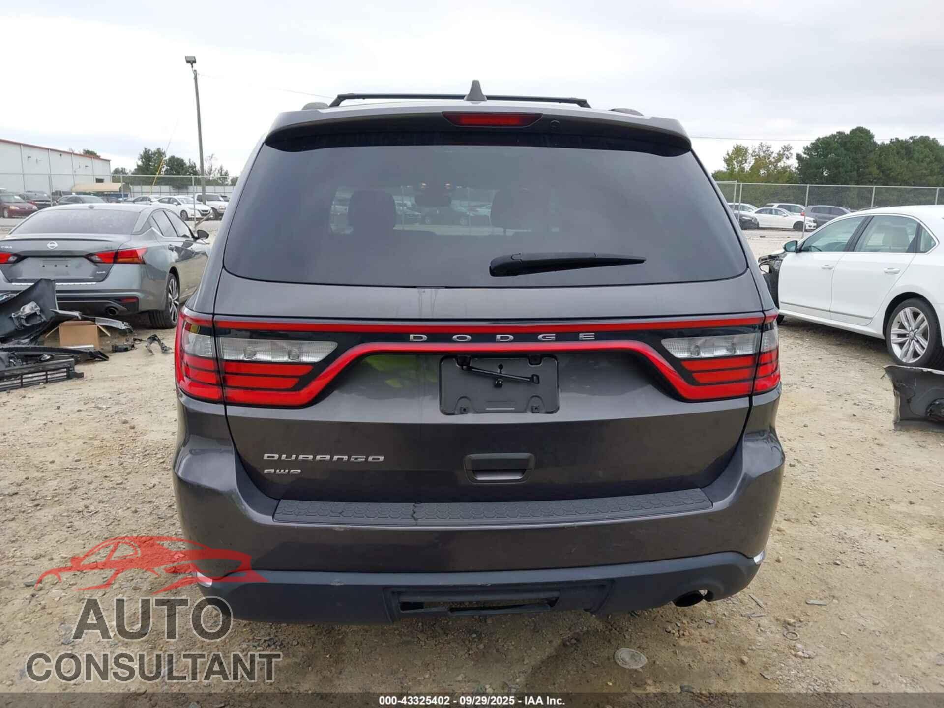 DODGE DURANGO 2017 - 1C4RDJAG4HC878912