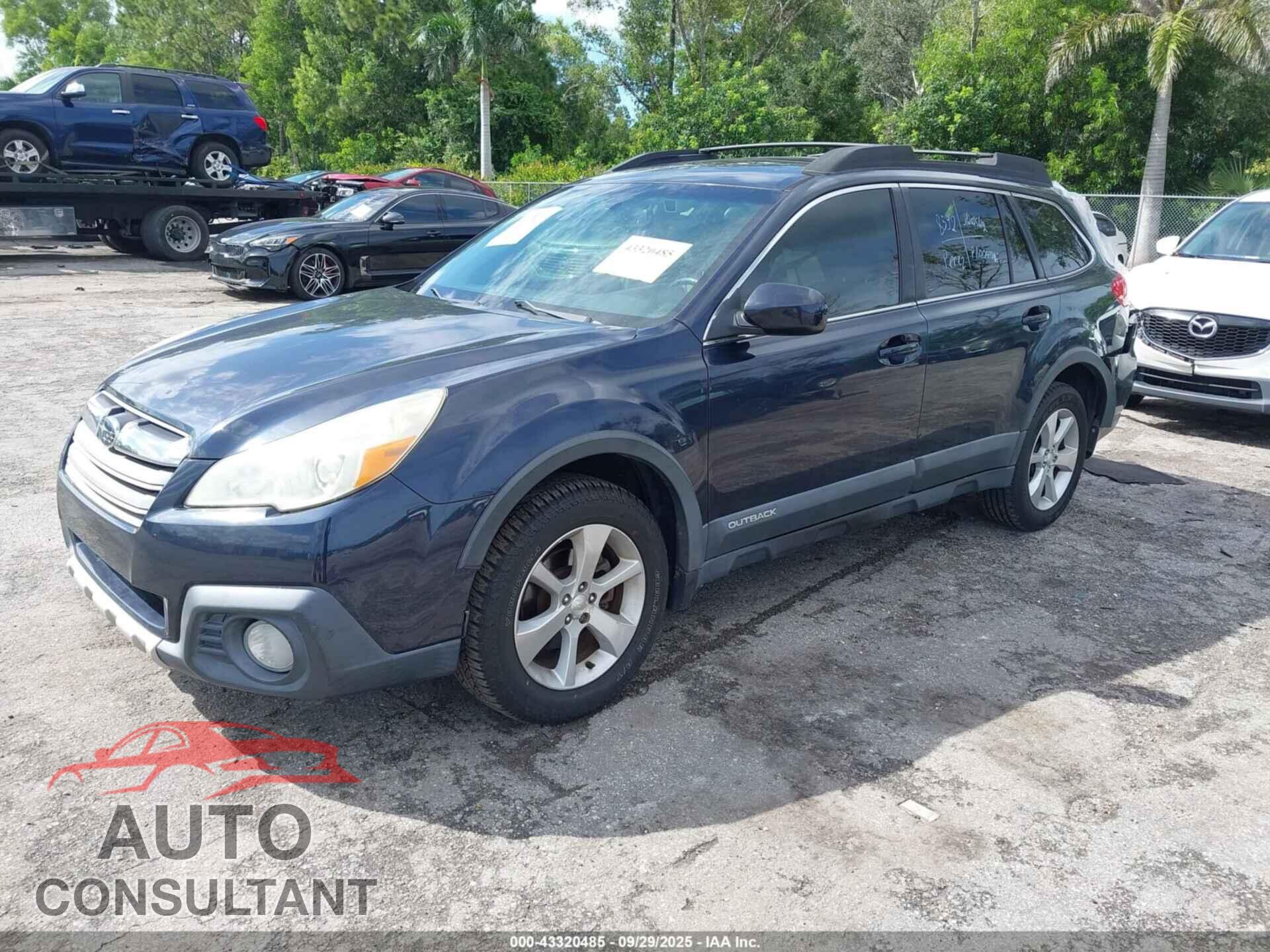 SUBARU OUTBACK 2013 - 4S4BRCPC7D3214970