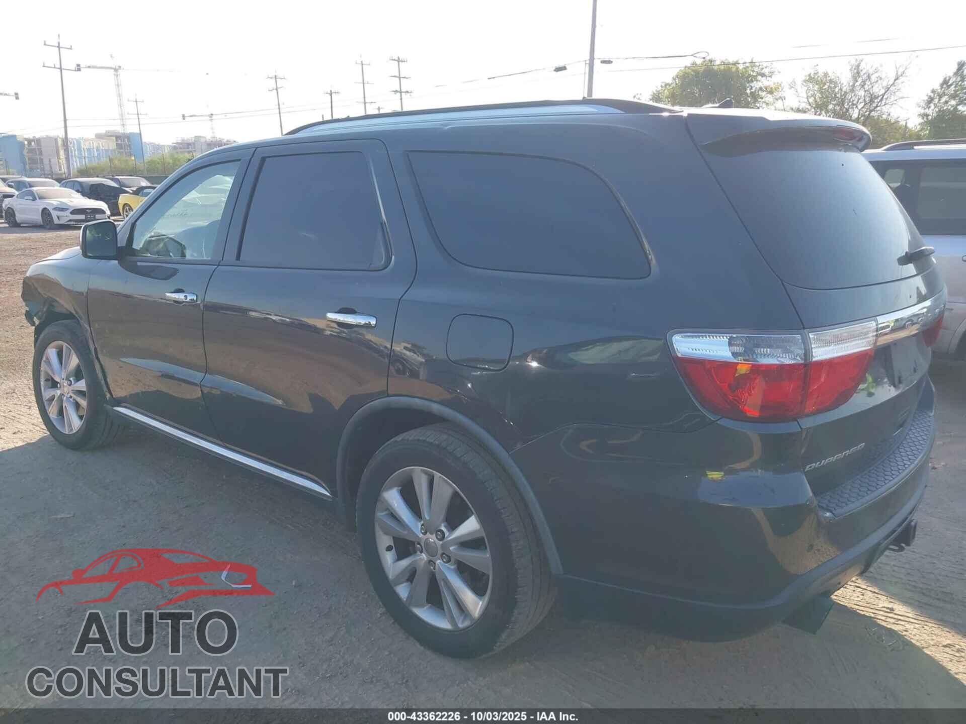 DODGE DURANGO 2011 - 1D4SD4GT3BC593135