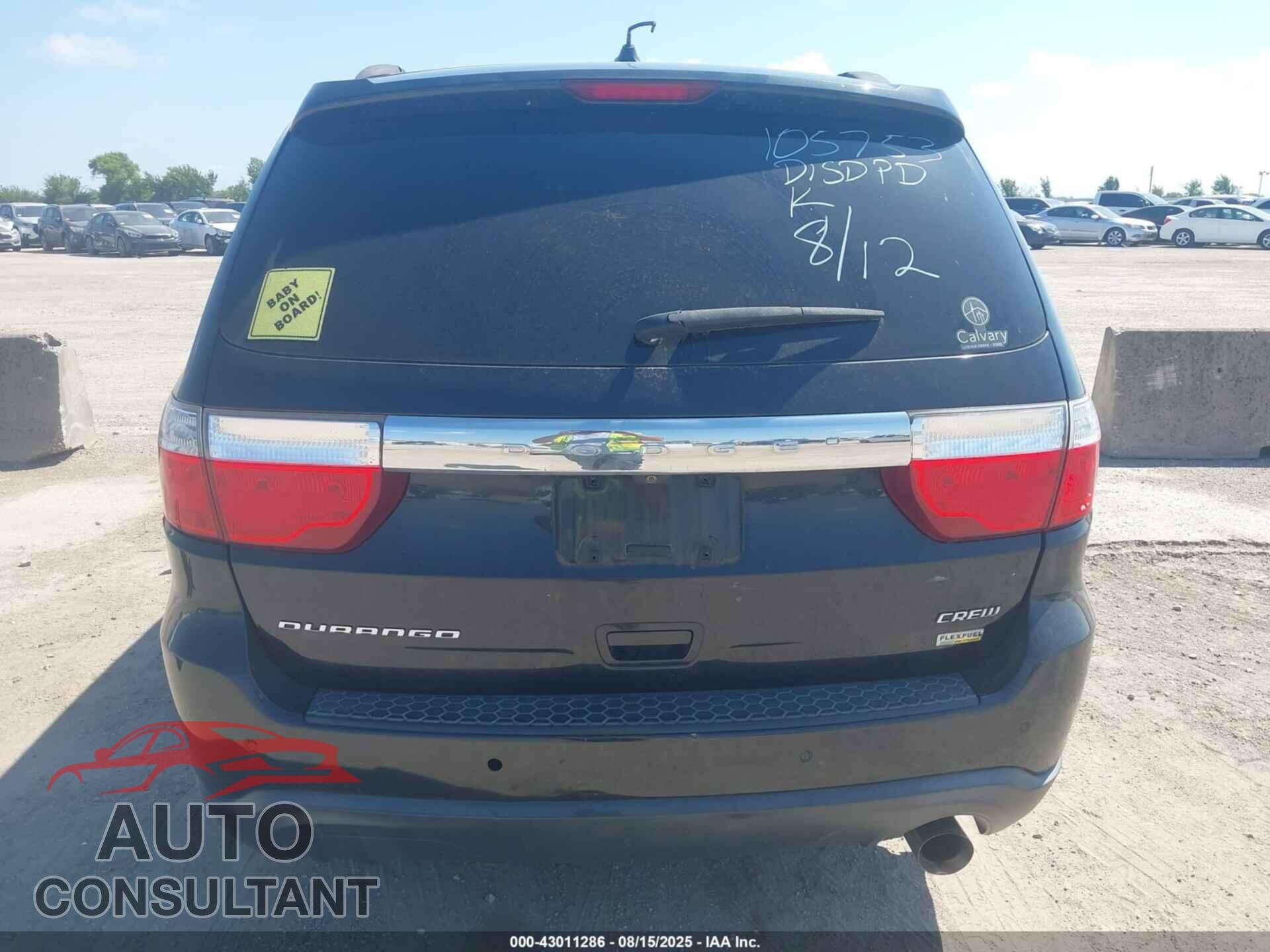 DODGE DURANGO 2013 - 1C4RDHDG4DC650990
