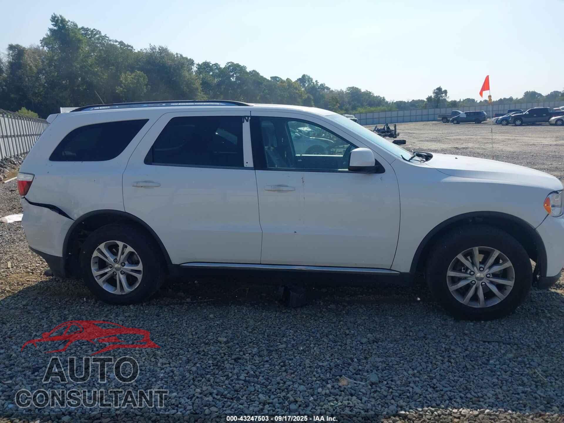DODGE DURANGO 2013 - 1C4RDJAG8DC572242