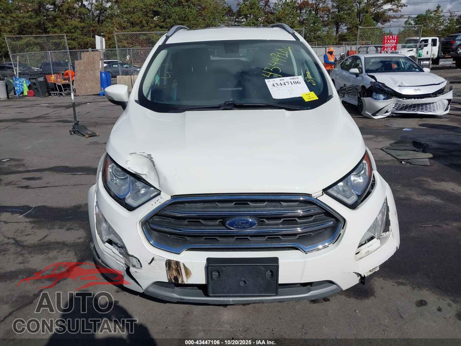 FORD ECOSPORT 2021 - MAJ6S3KL9MC401375