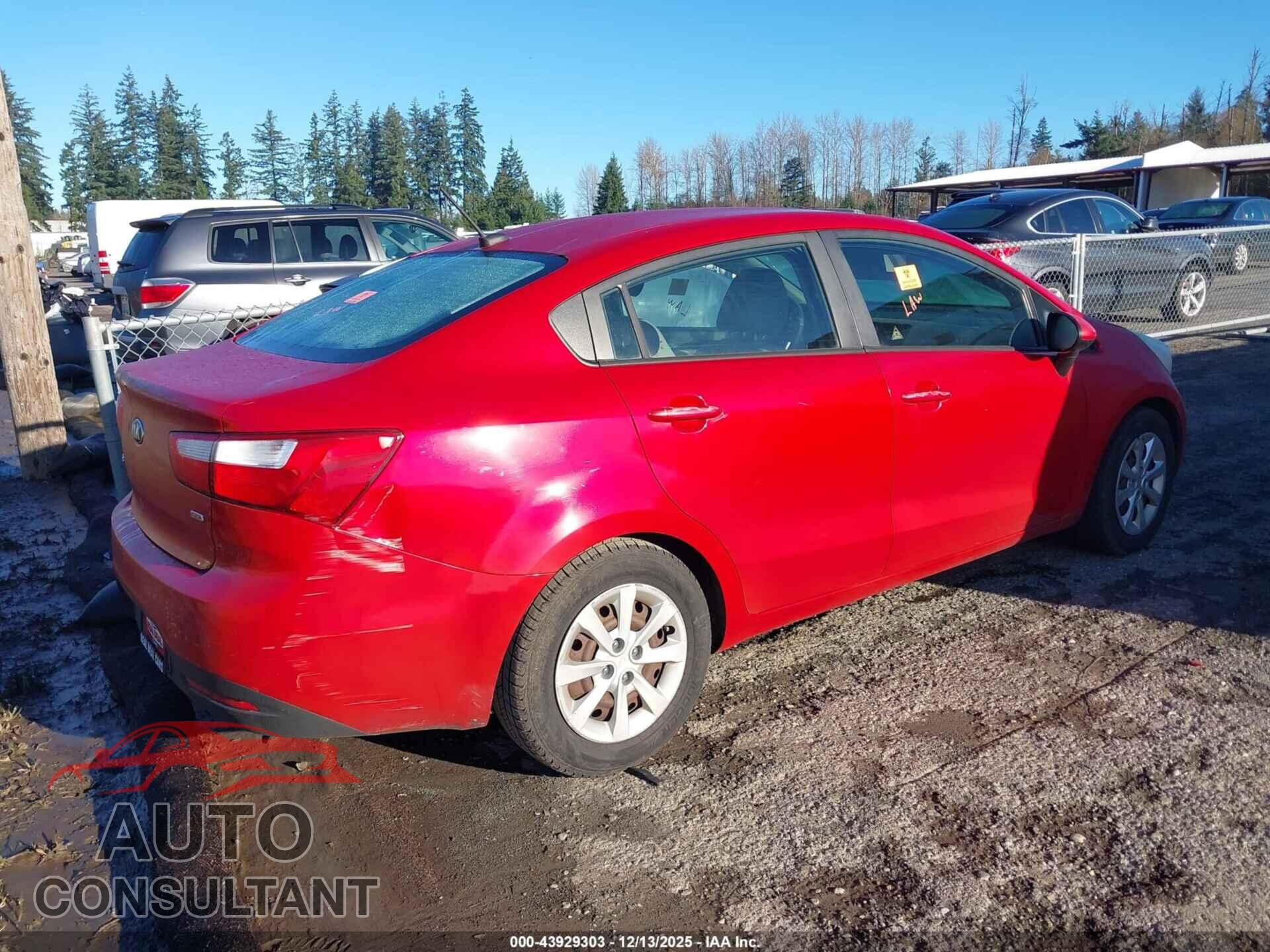 KIA RIO 2014 - KNADM4A34E6414809