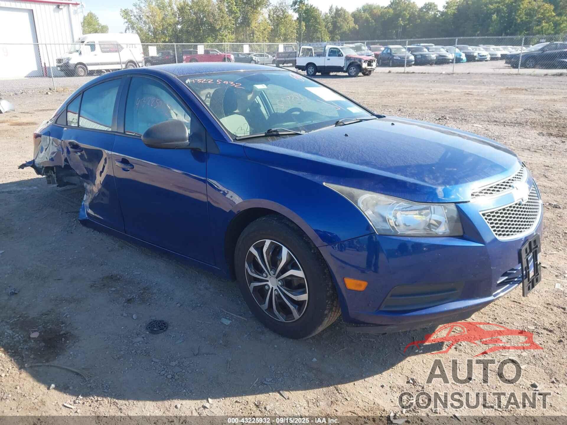 CHEVROLET CRUZE 2013 - 1G1PA5SH2D7242094