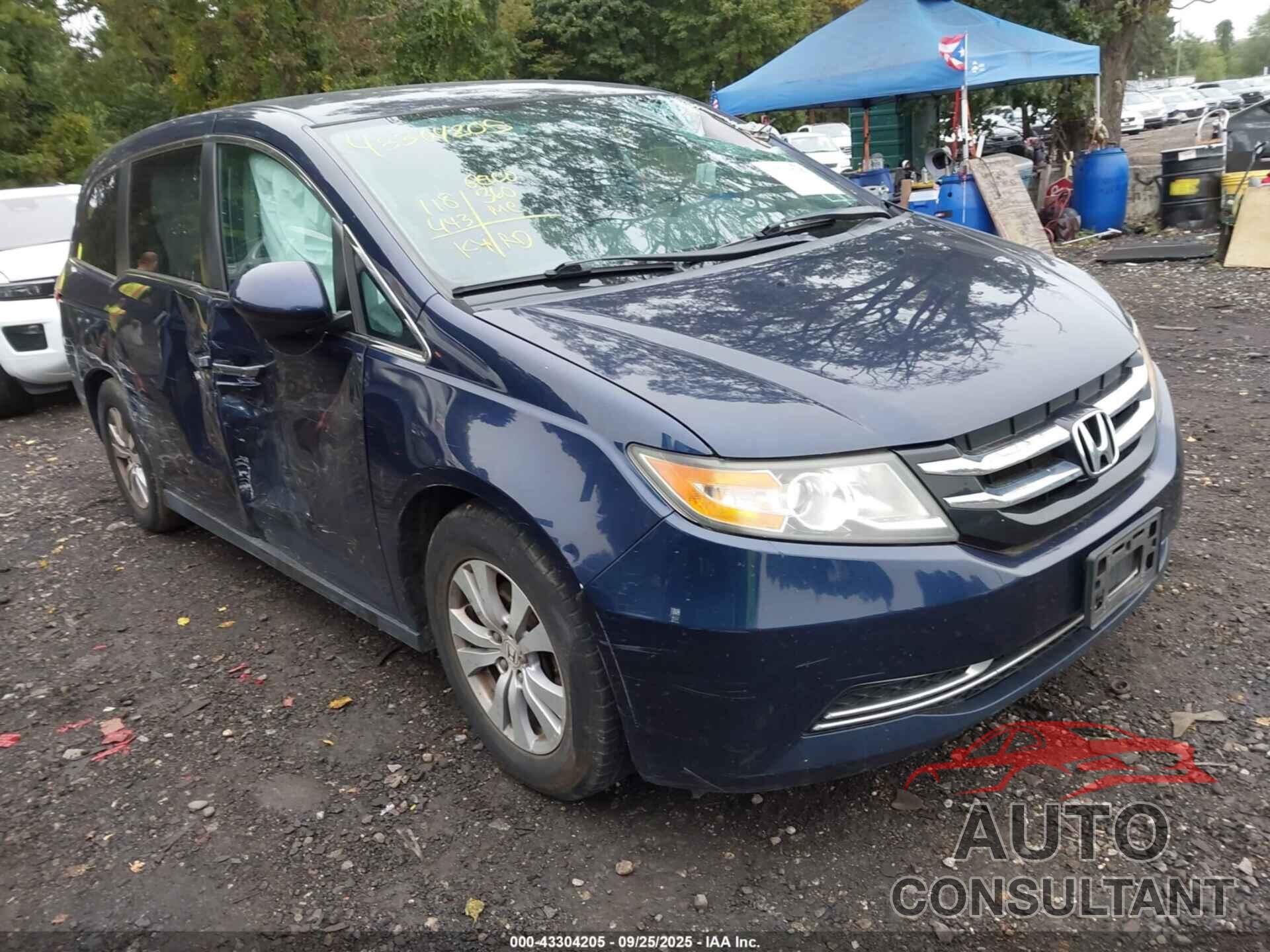 HONDA ODYSSEY 2016 - 5FNRL5H47GB094909