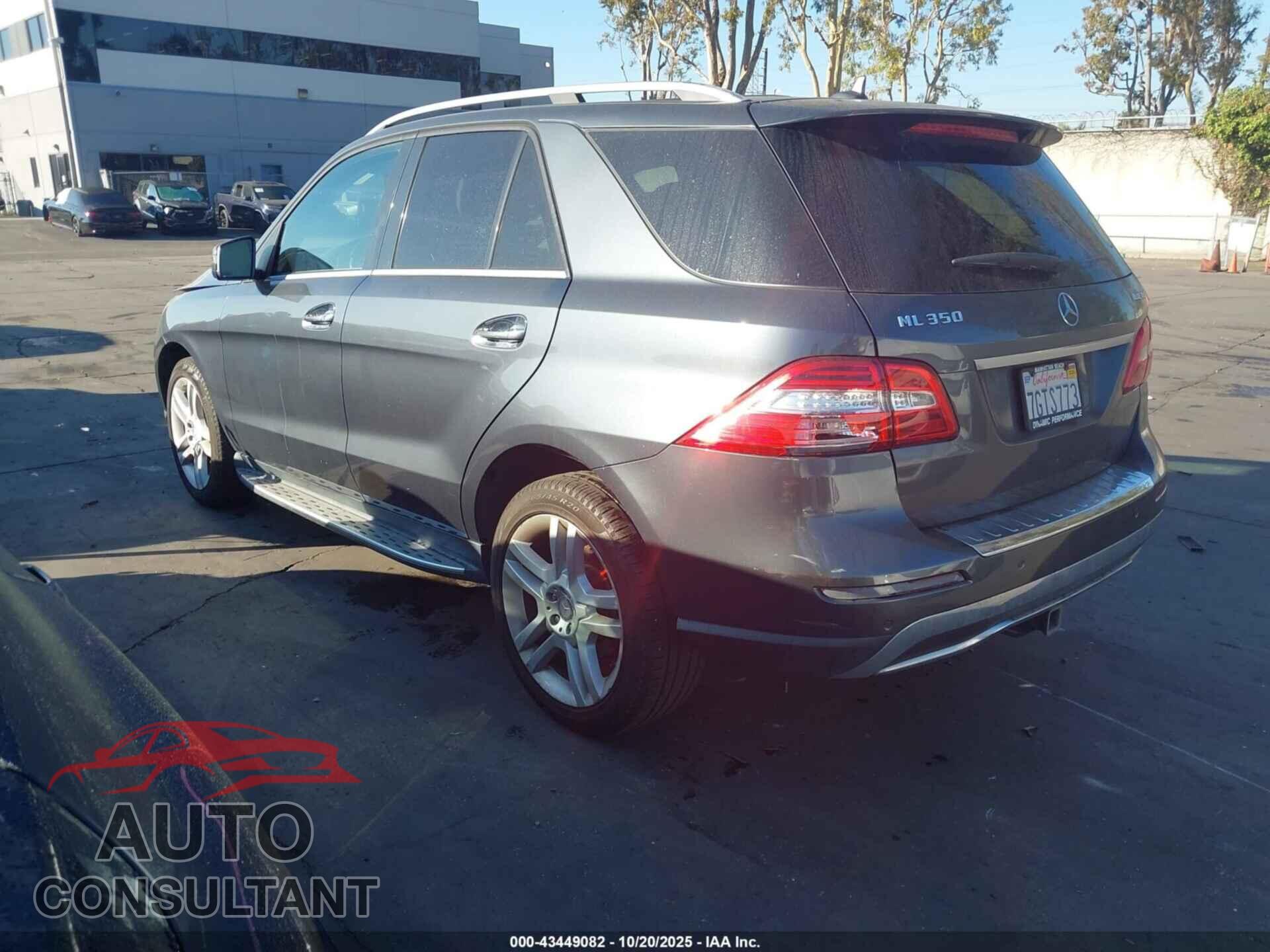 MERCEDES-BENZ ML 350 BLUETEC 2014 - 4JGDA2EB4EA388514
