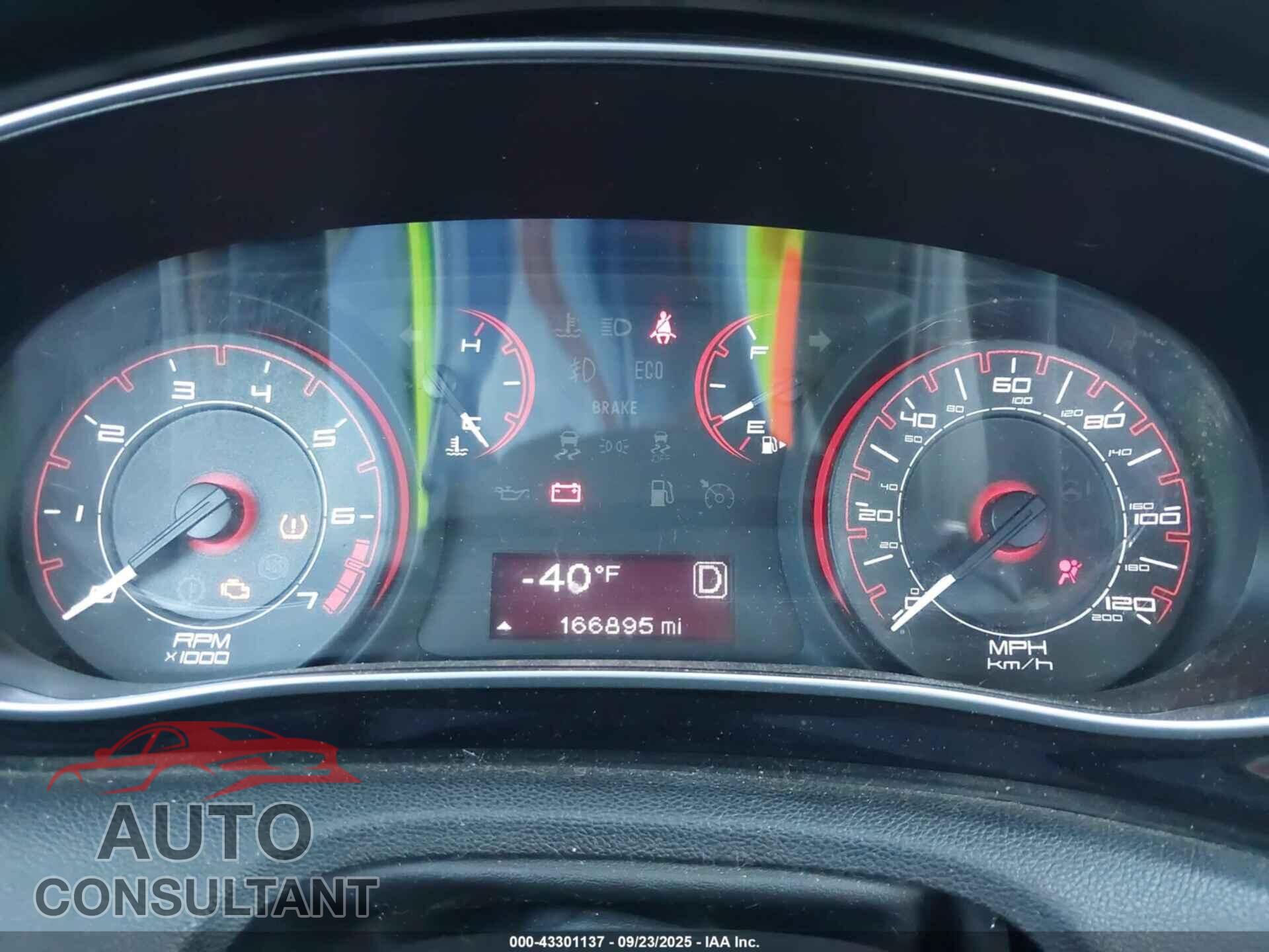 DODGE DART 2013 - 1C3CDFBA9DD309303
