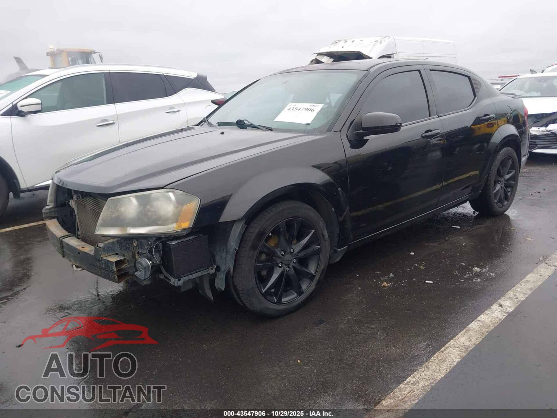 DODGE AVENGER 2013 - 1C3CDZCB0DN620475
