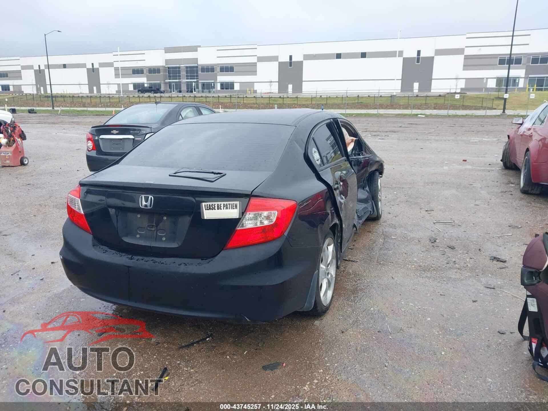 HONDA CIVIC 2012 - 19XFB2F85CE063295