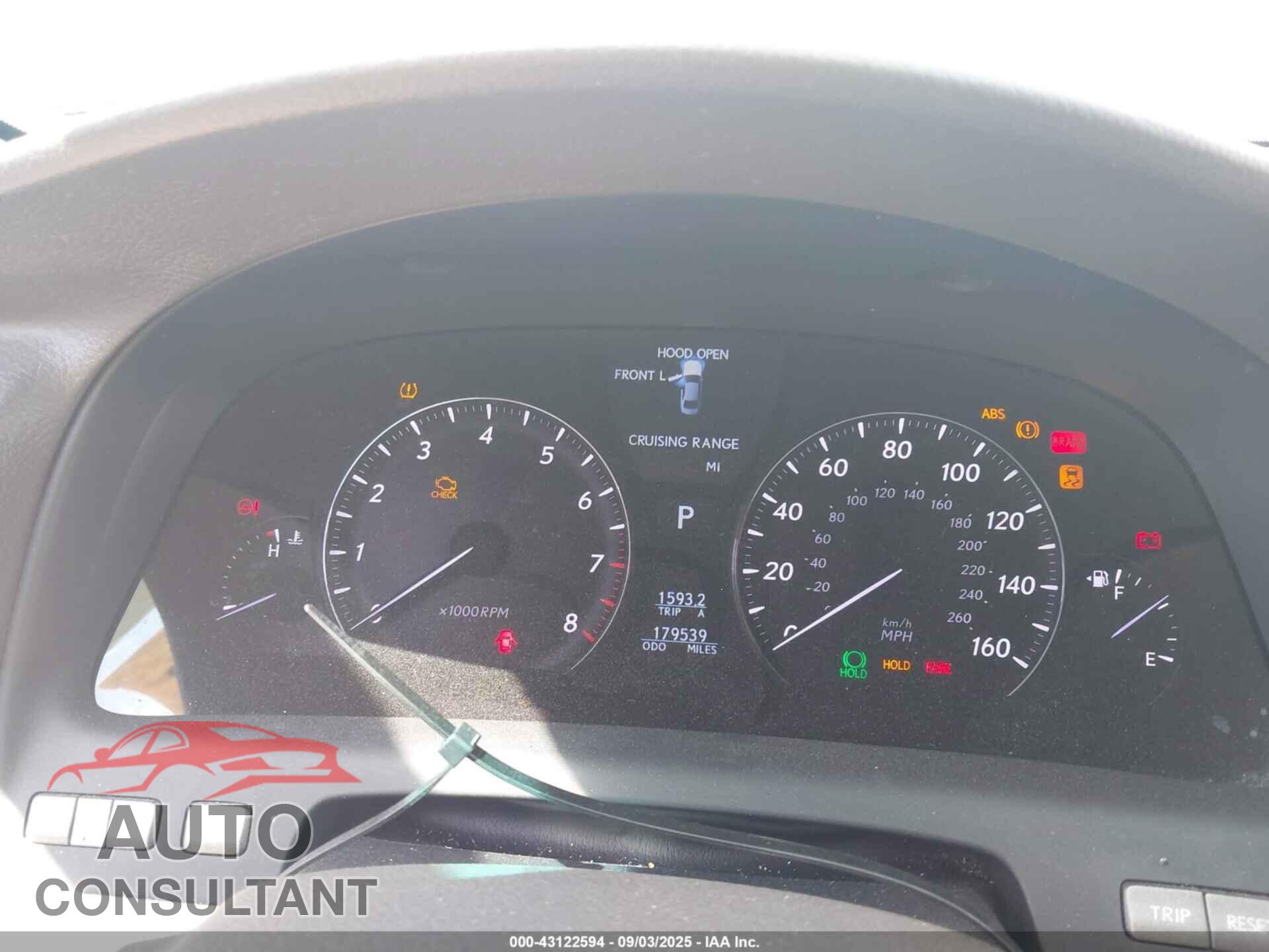 LEXUS LS 460 2011 - JTHCL5EF8B5009449